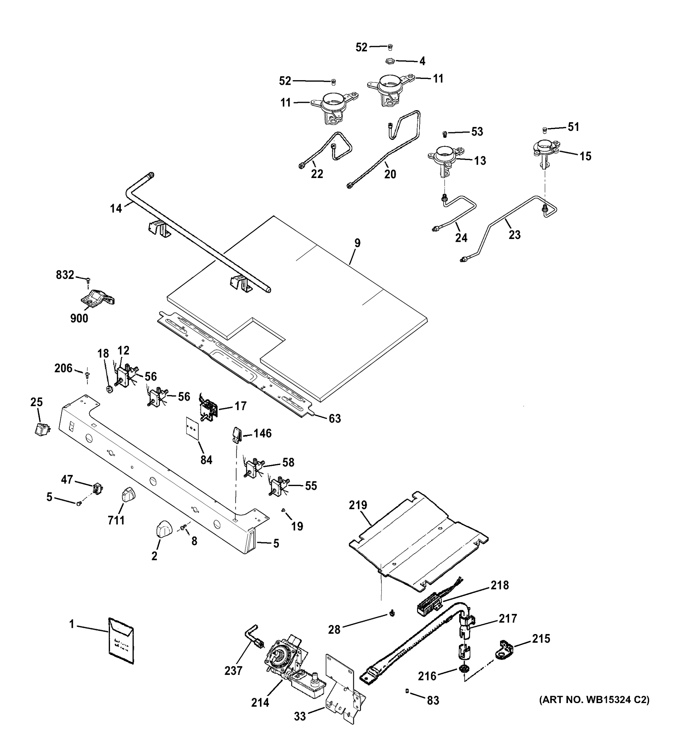 GAS & BURNER PARTS