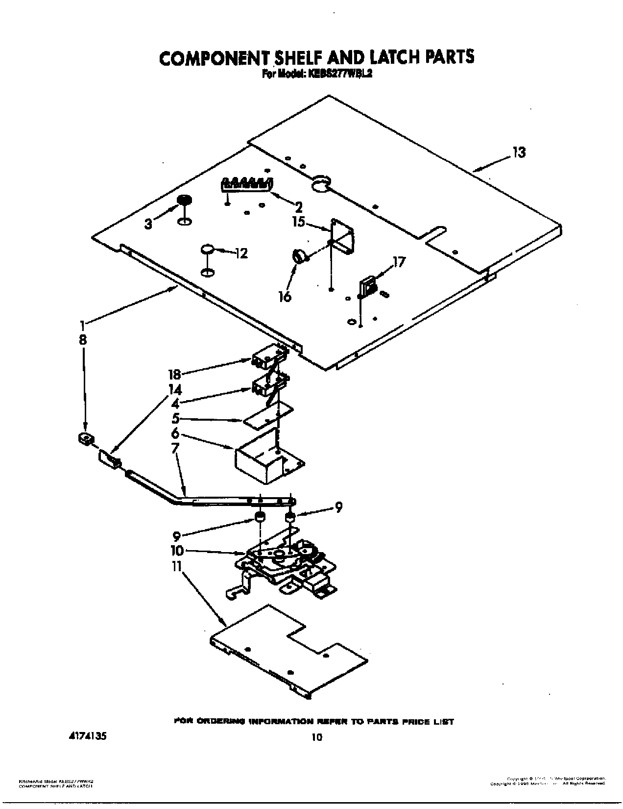 08 - COMPONENT SHELF AND LATCH