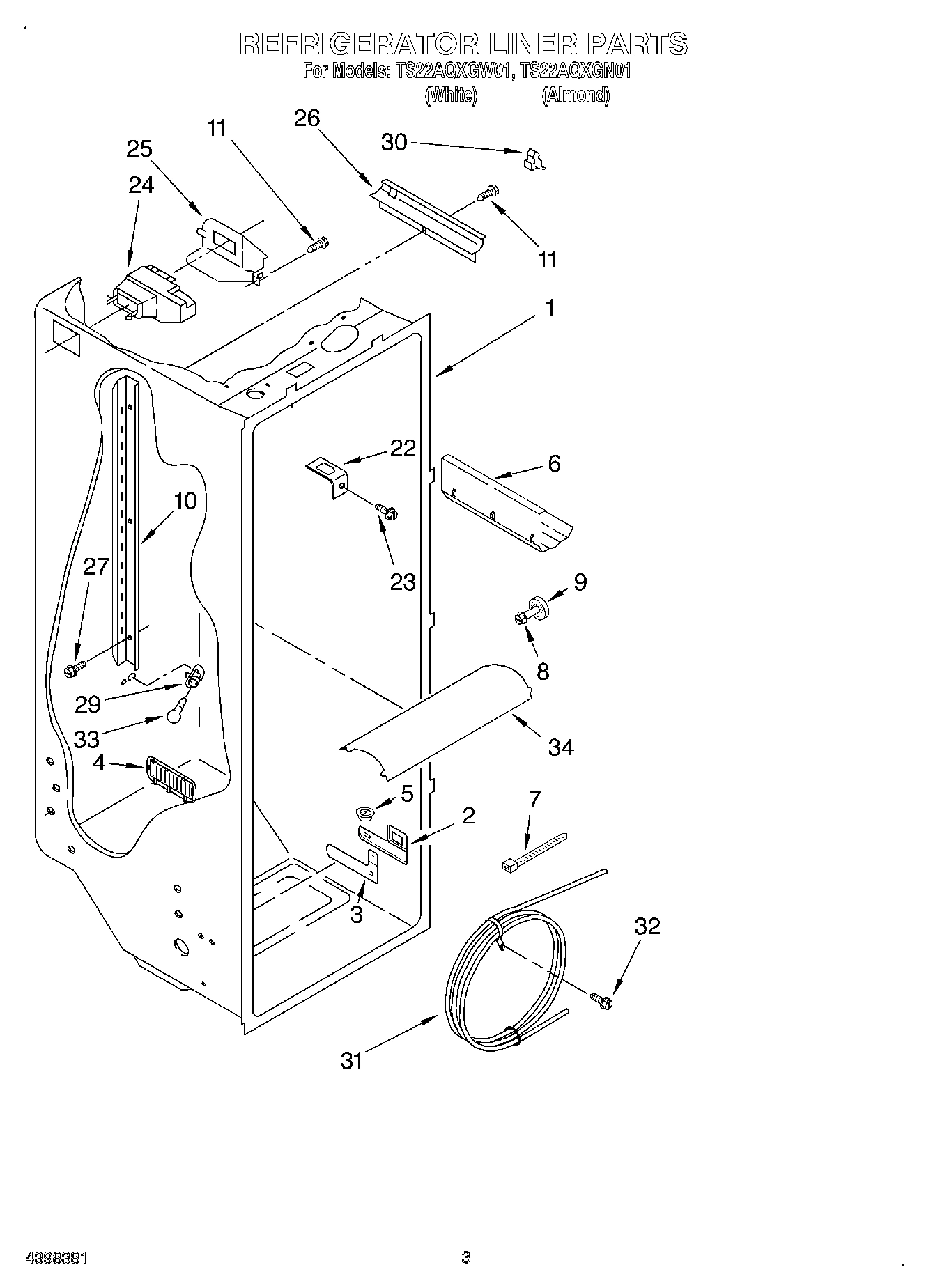 02 - REFRIGERATOR LINER