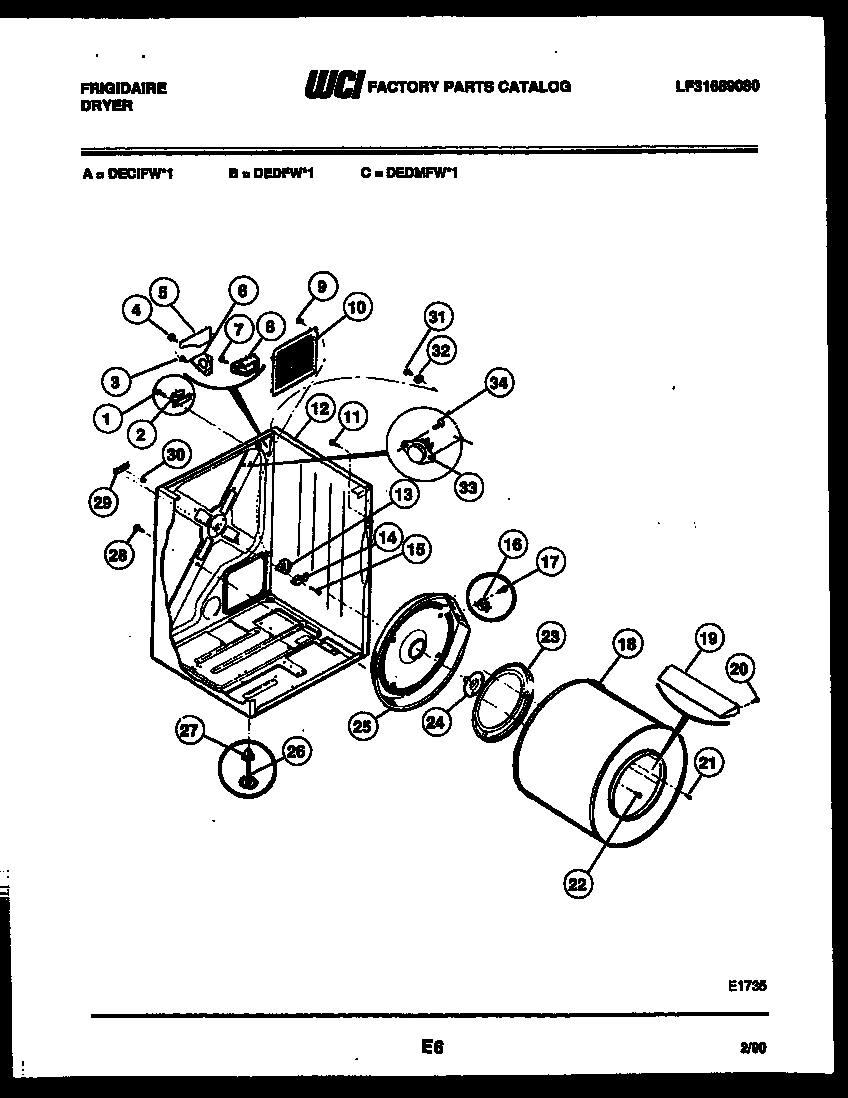 02 - CABINET AND COMPONENT PARTS