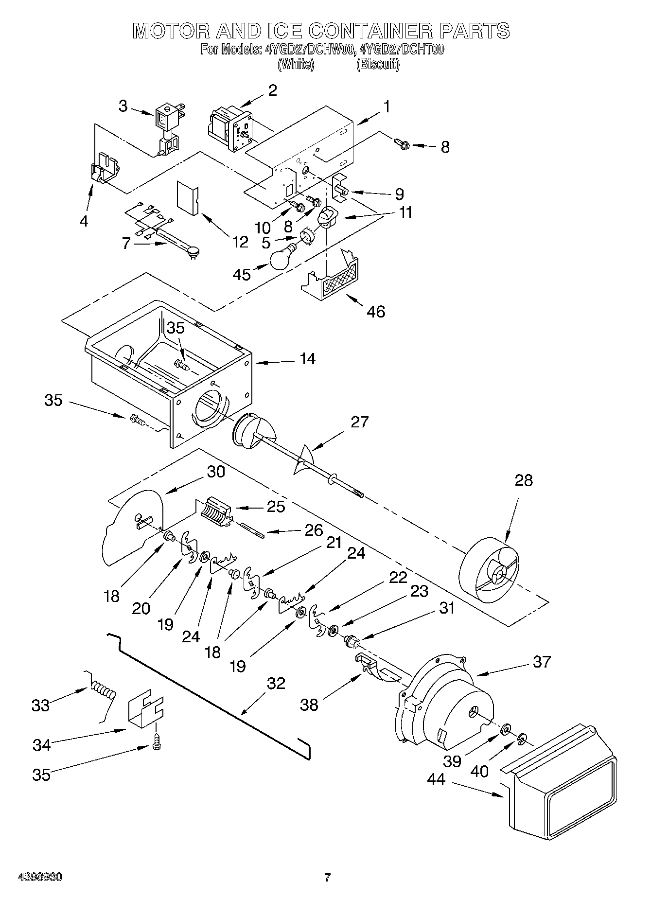 05 - MOTOR AND ICE CONTAINER