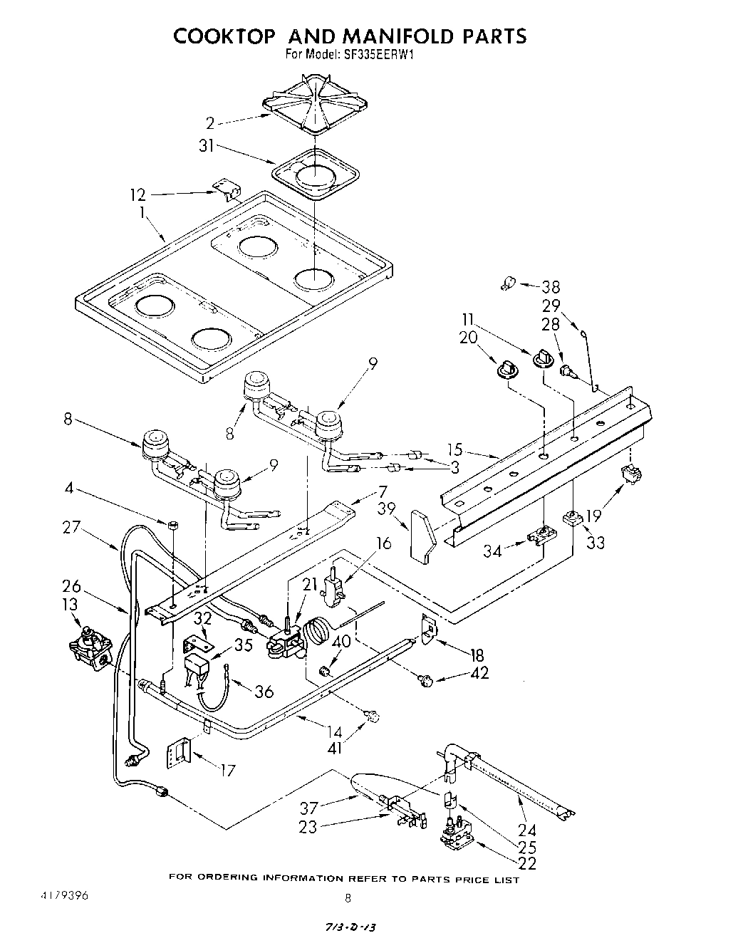 06 - COOKTOP AND MANIFOLD , LITERATURE AND OPTIONAL