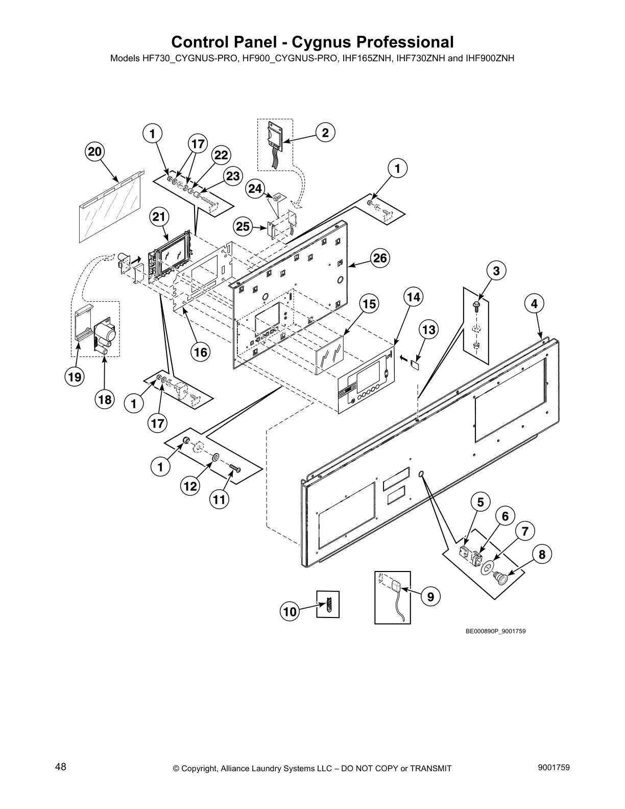 Control Panel - Cygnus Professional