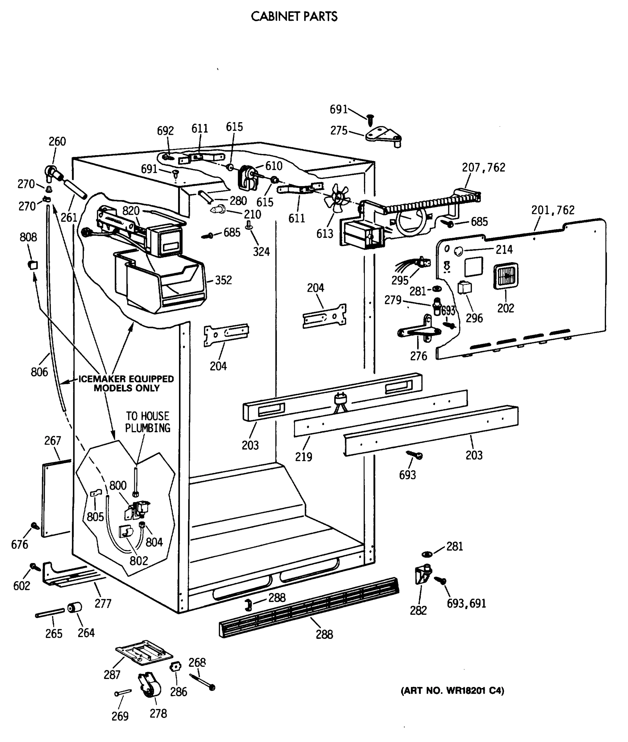 CABINET PARTS