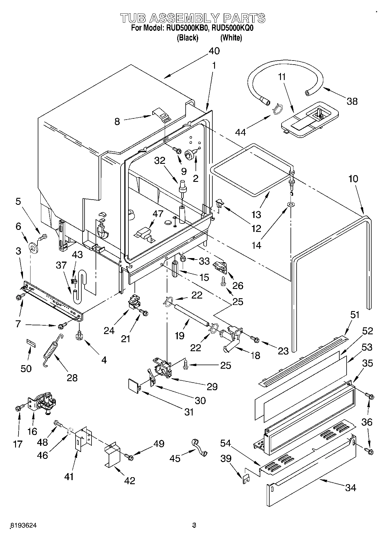 03 - TUB ASSEMBLY