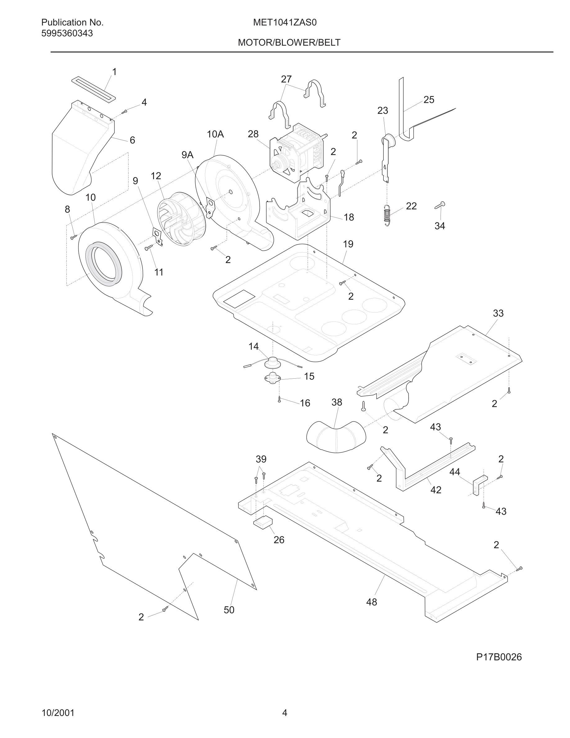 05 - MOTOR/BLOWER/BELT