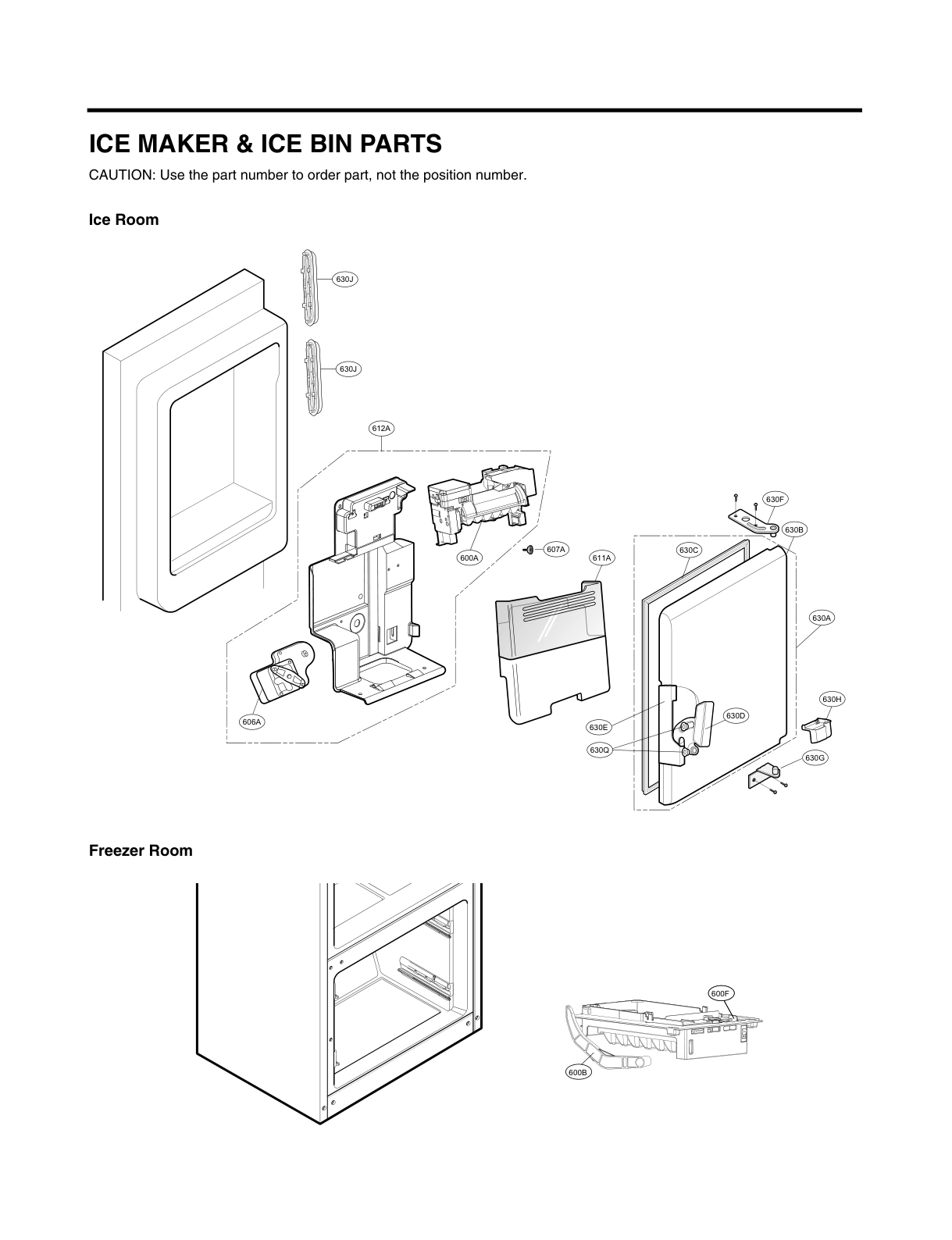 ICEMAKER & ICE BIN PARTS