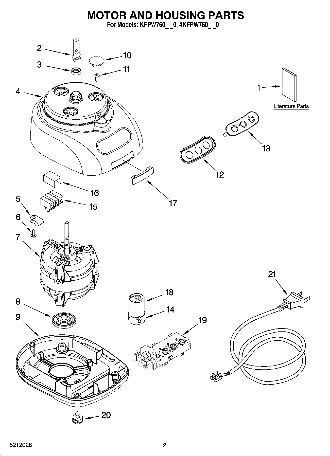 01 - MOTOR AND HOUSING PARTS