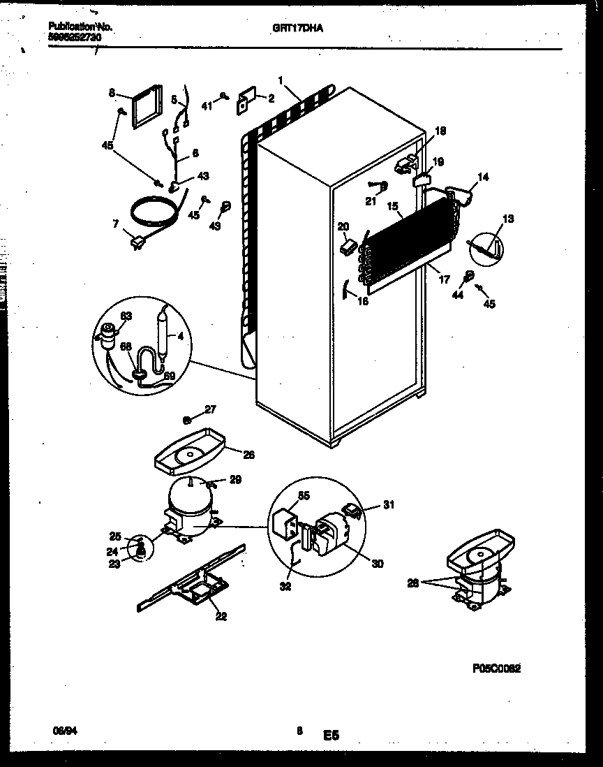 05 - SYSTEM AND AUTOMATIC DEFROST PARTS