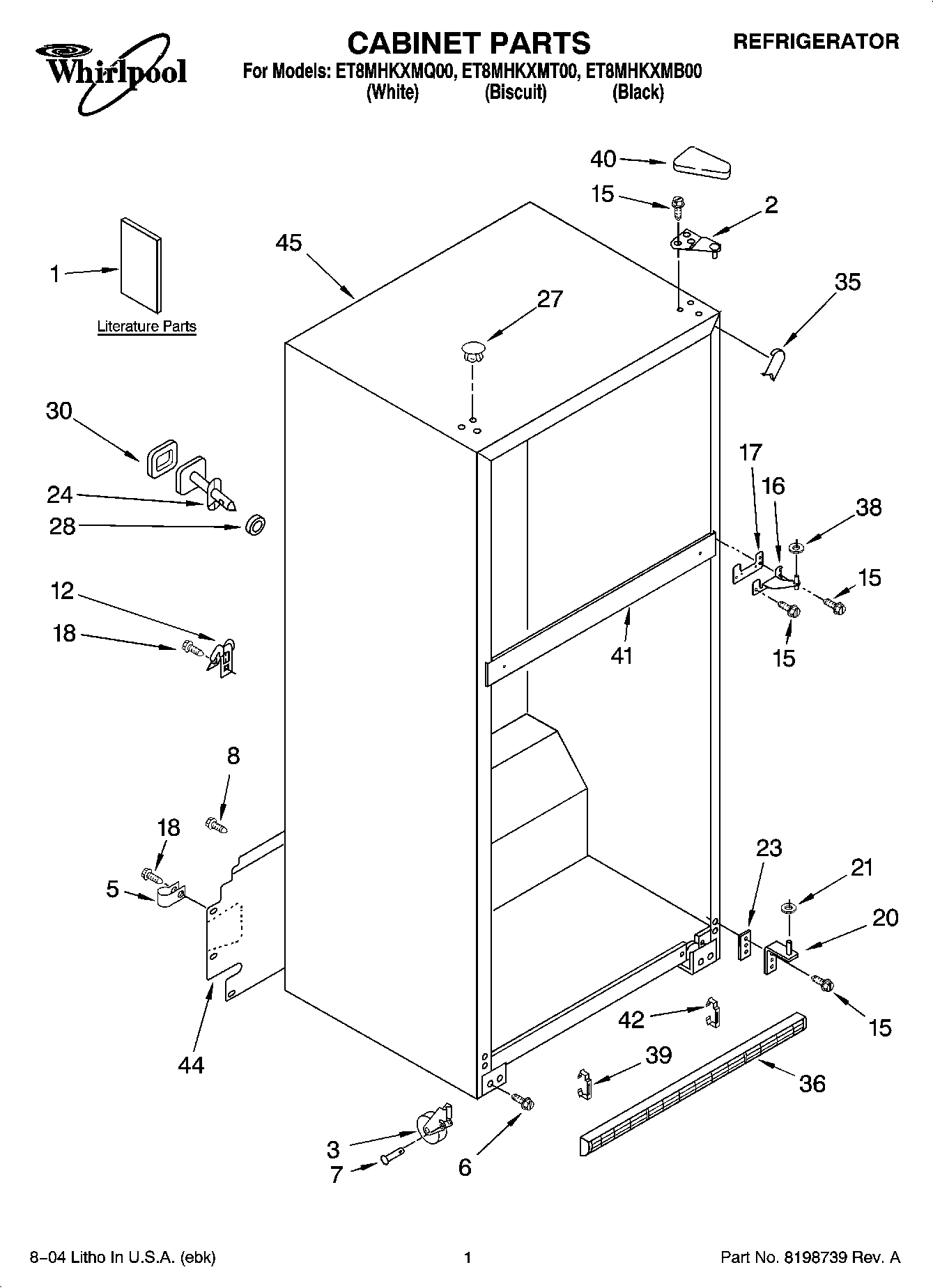 01 - CABINET PARTS