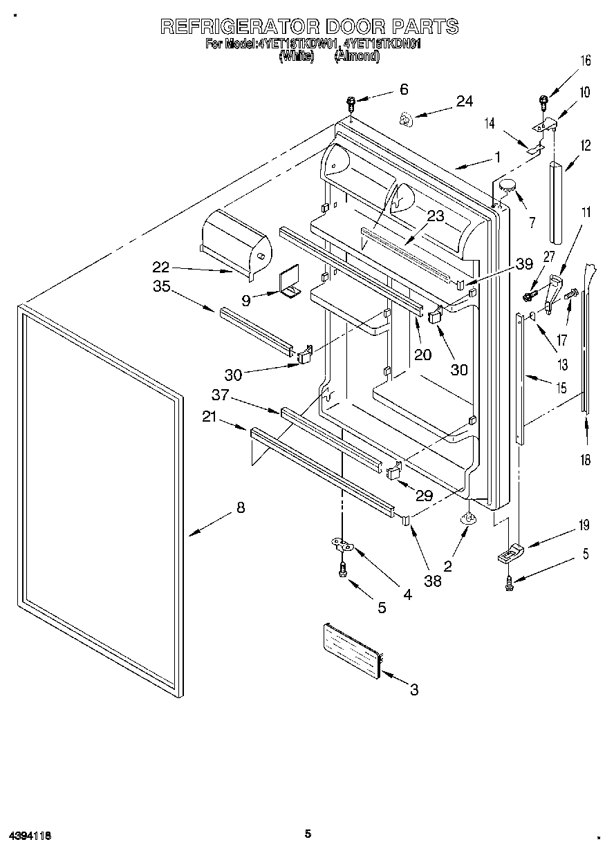 04 - REFRIGERATOR DOOR