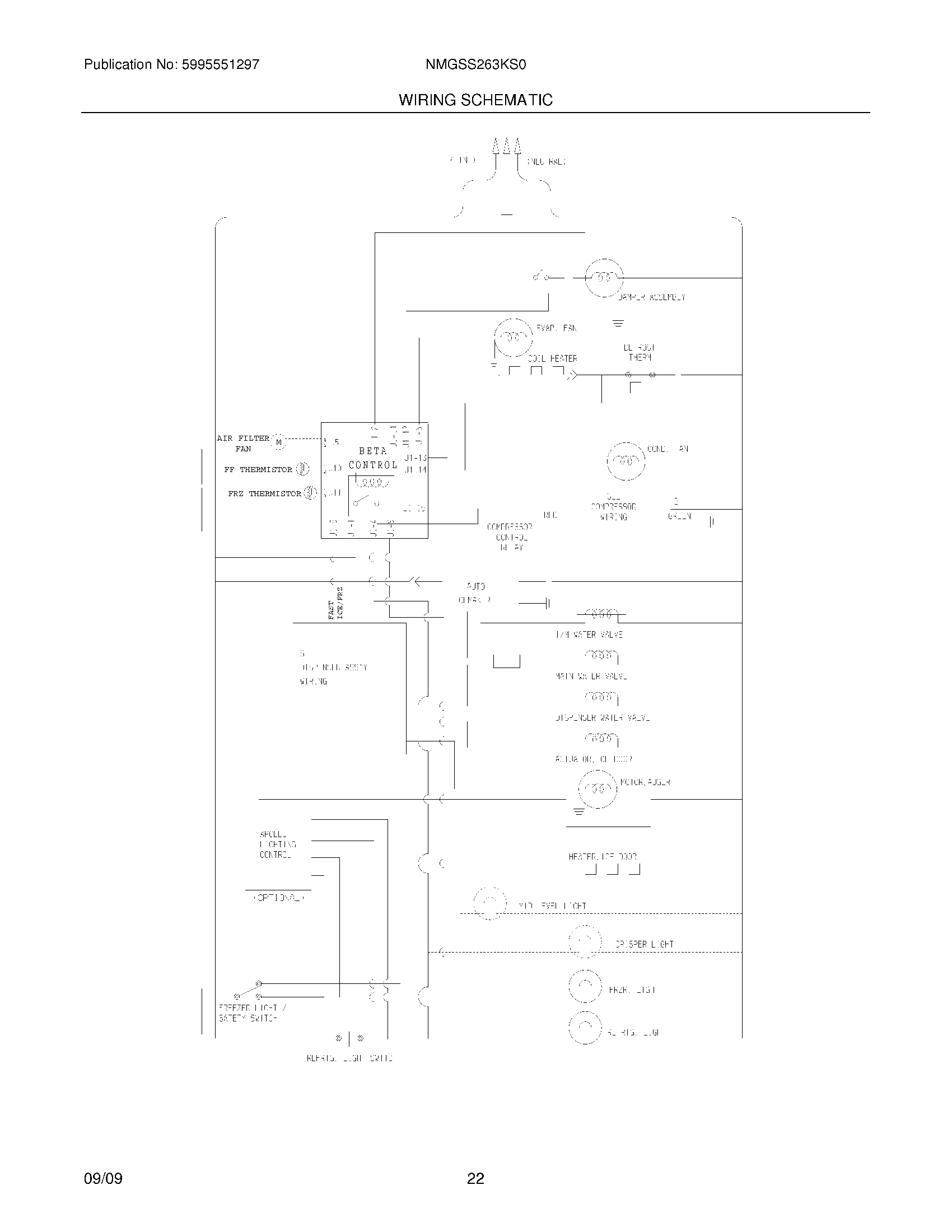 22 - WIRING SCHEMATIC