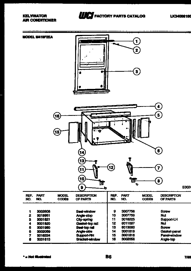 06 - CABINET AND INSTALLATION PARTS