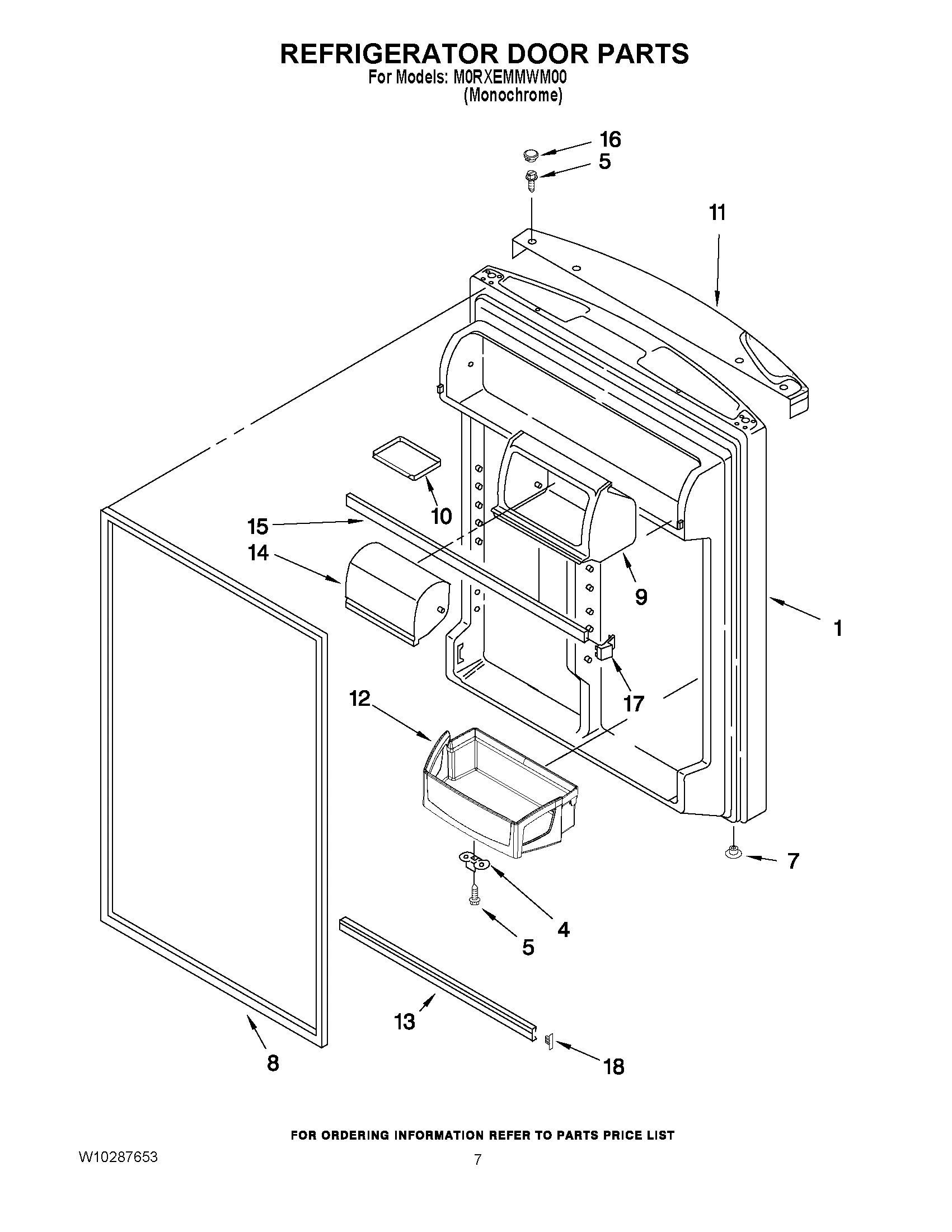 04 - REFRIGERATOR DOOR PARTS