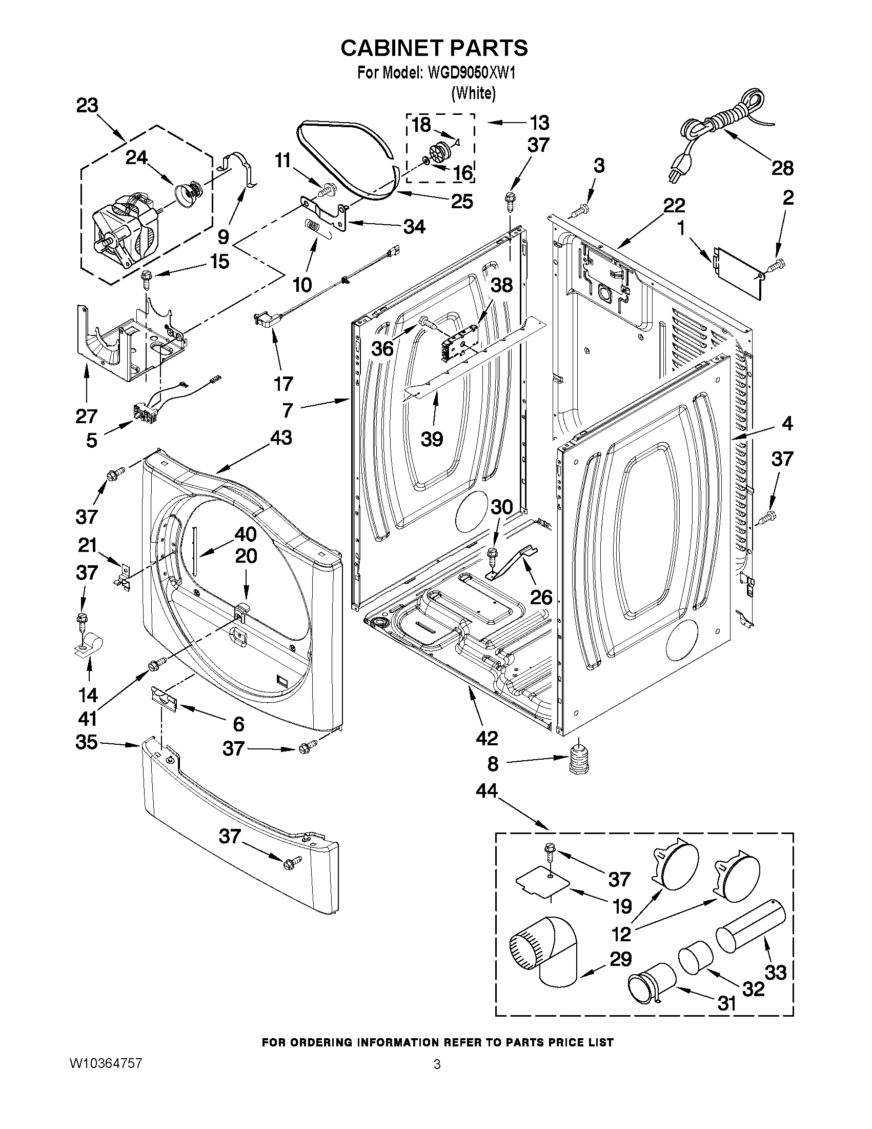 02 - CABINET PARTS