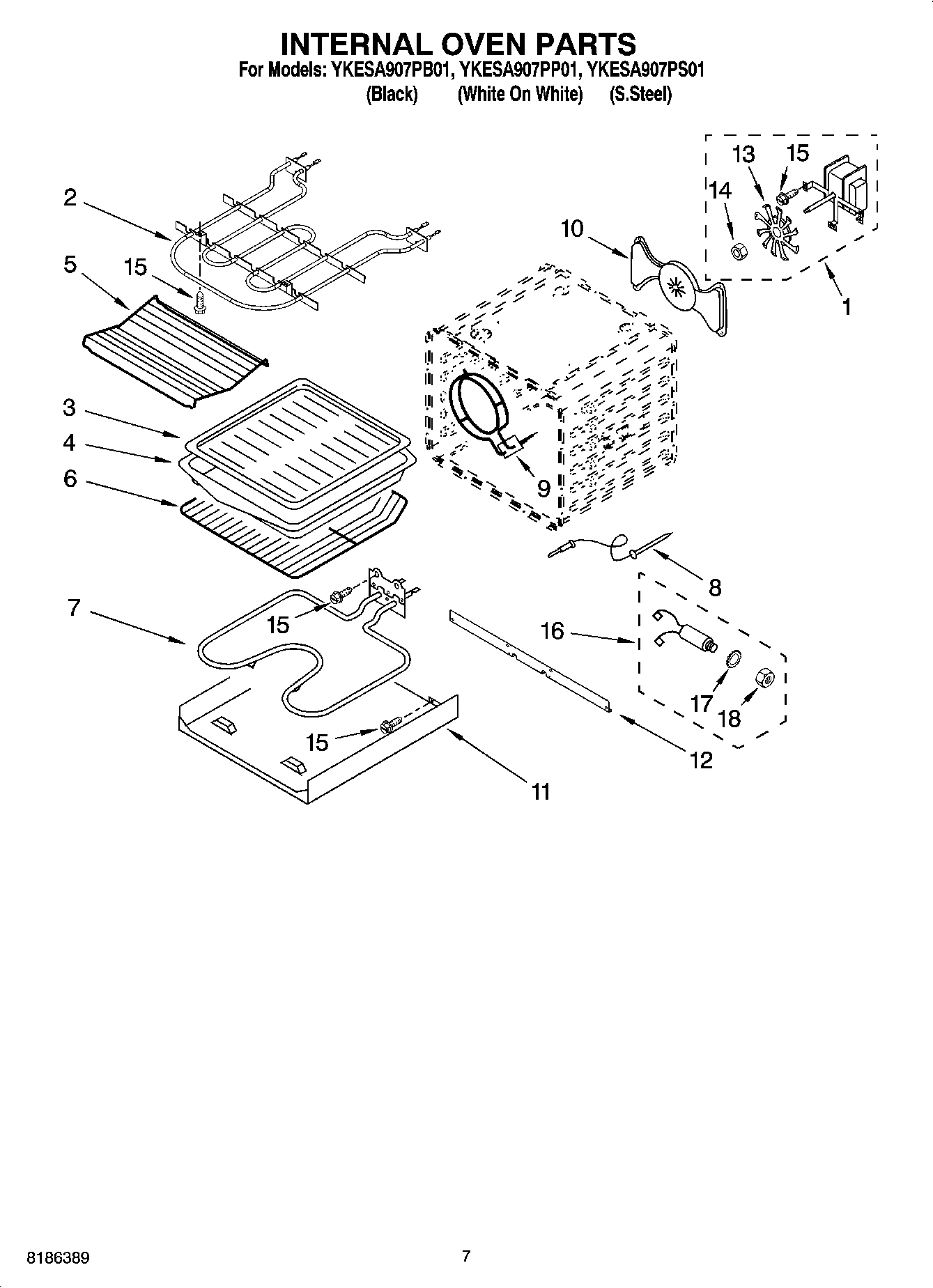 05 - INTERNAL OVEN PARTS