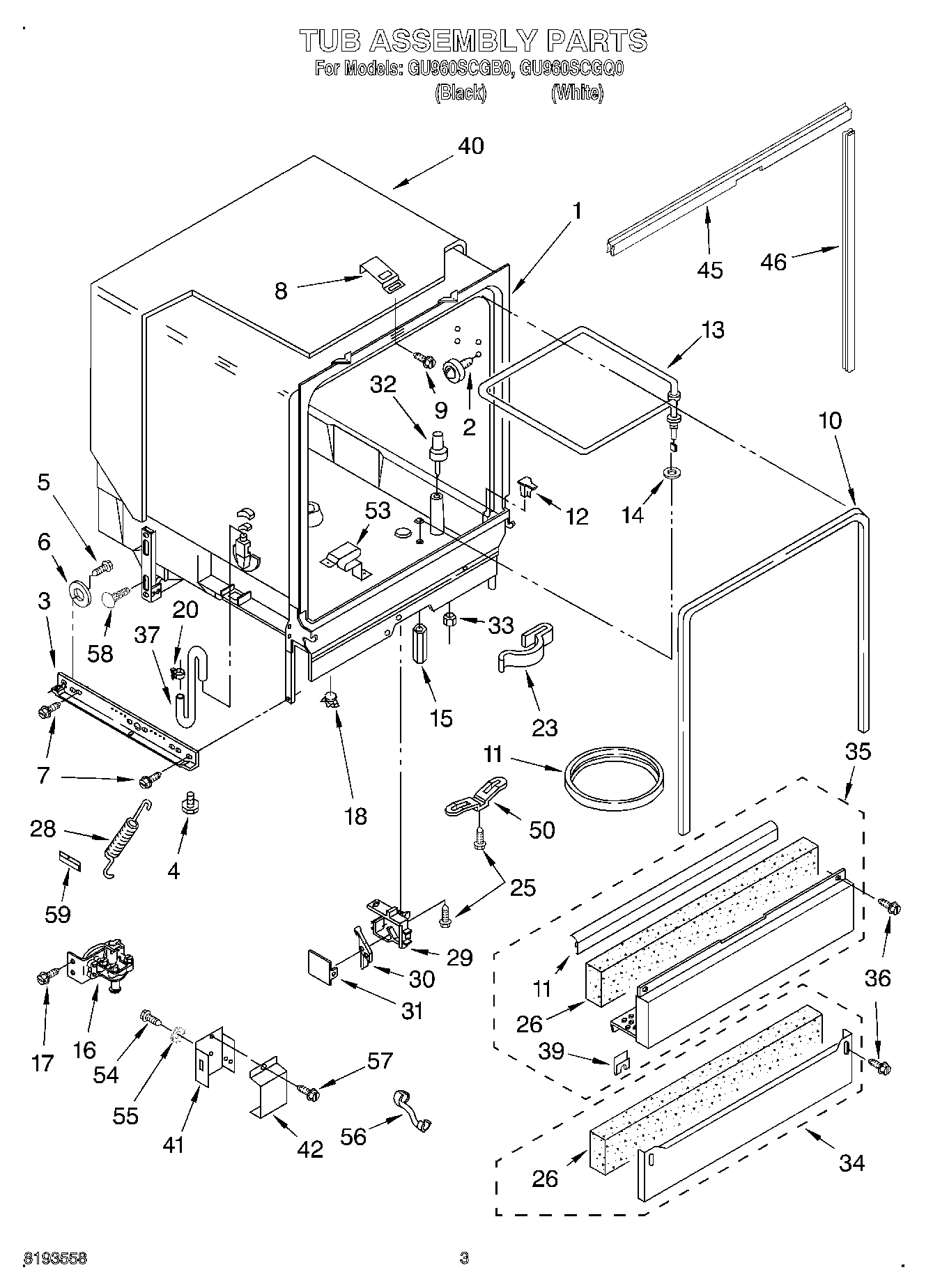 03 - TUB ASSEMBLY
