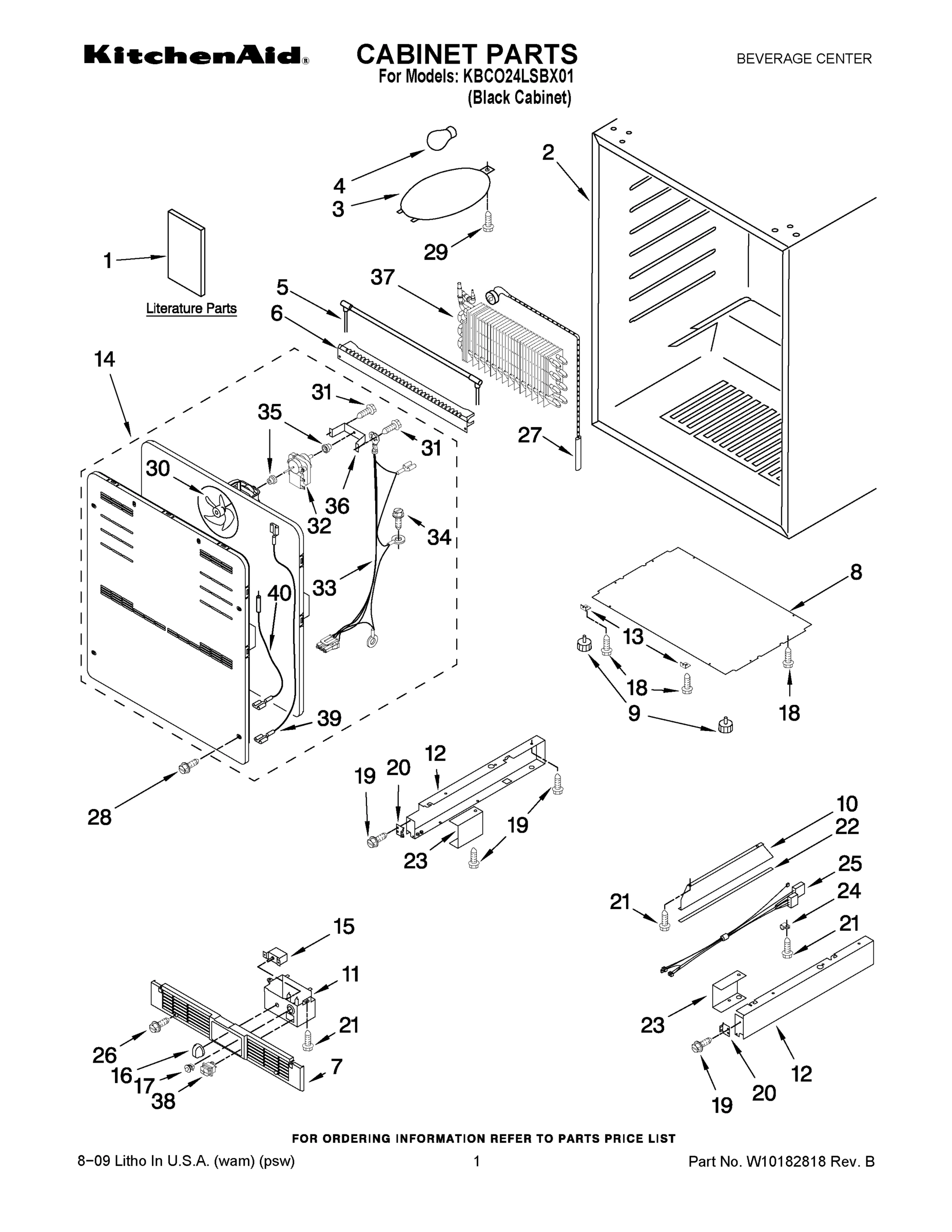 01 - CABINET PARTS