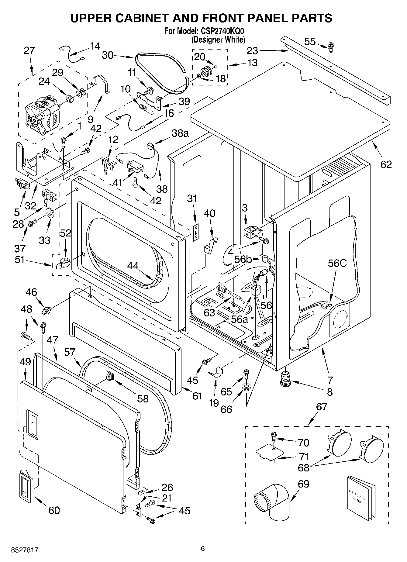 04 - UPPER CABINET AND FRONT PANEL