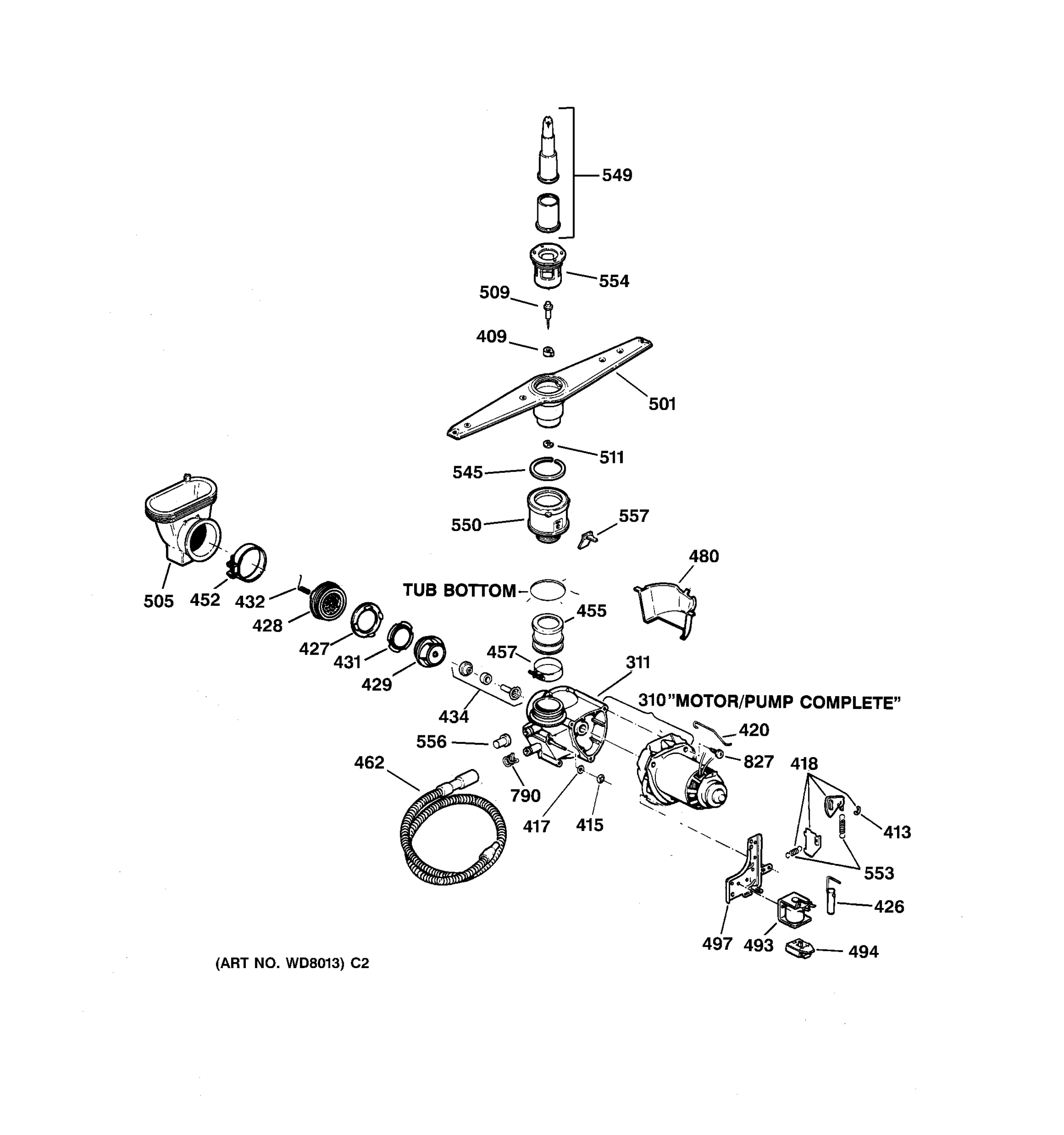 MOTOR PUMP MECHANISM