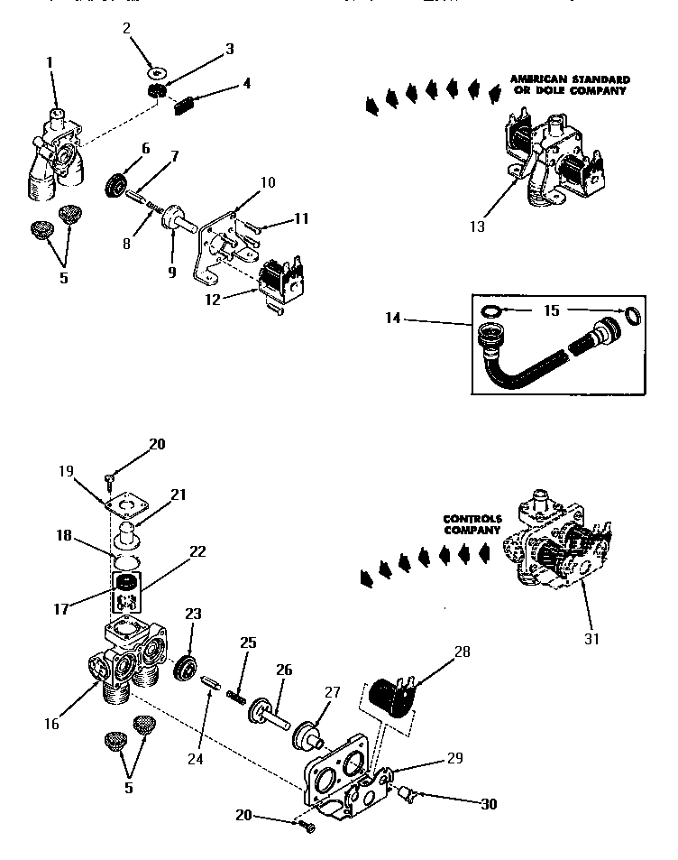 14 - MIXING VALVE ASSEMBLIES