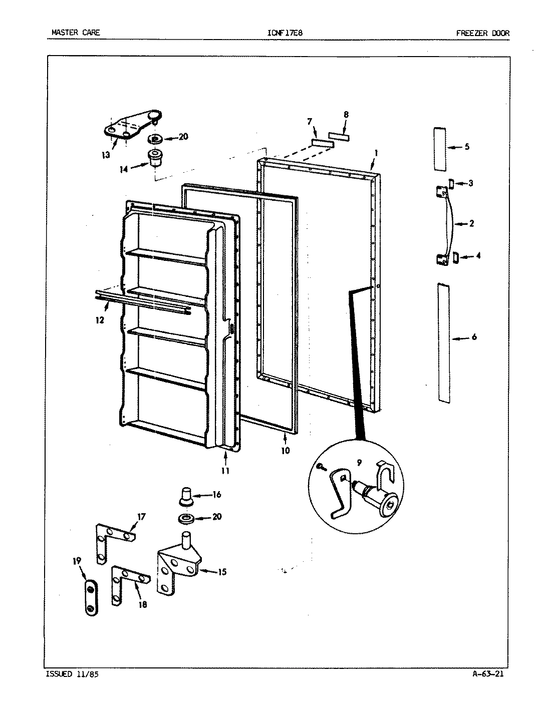 02 - FREEZER DOOR