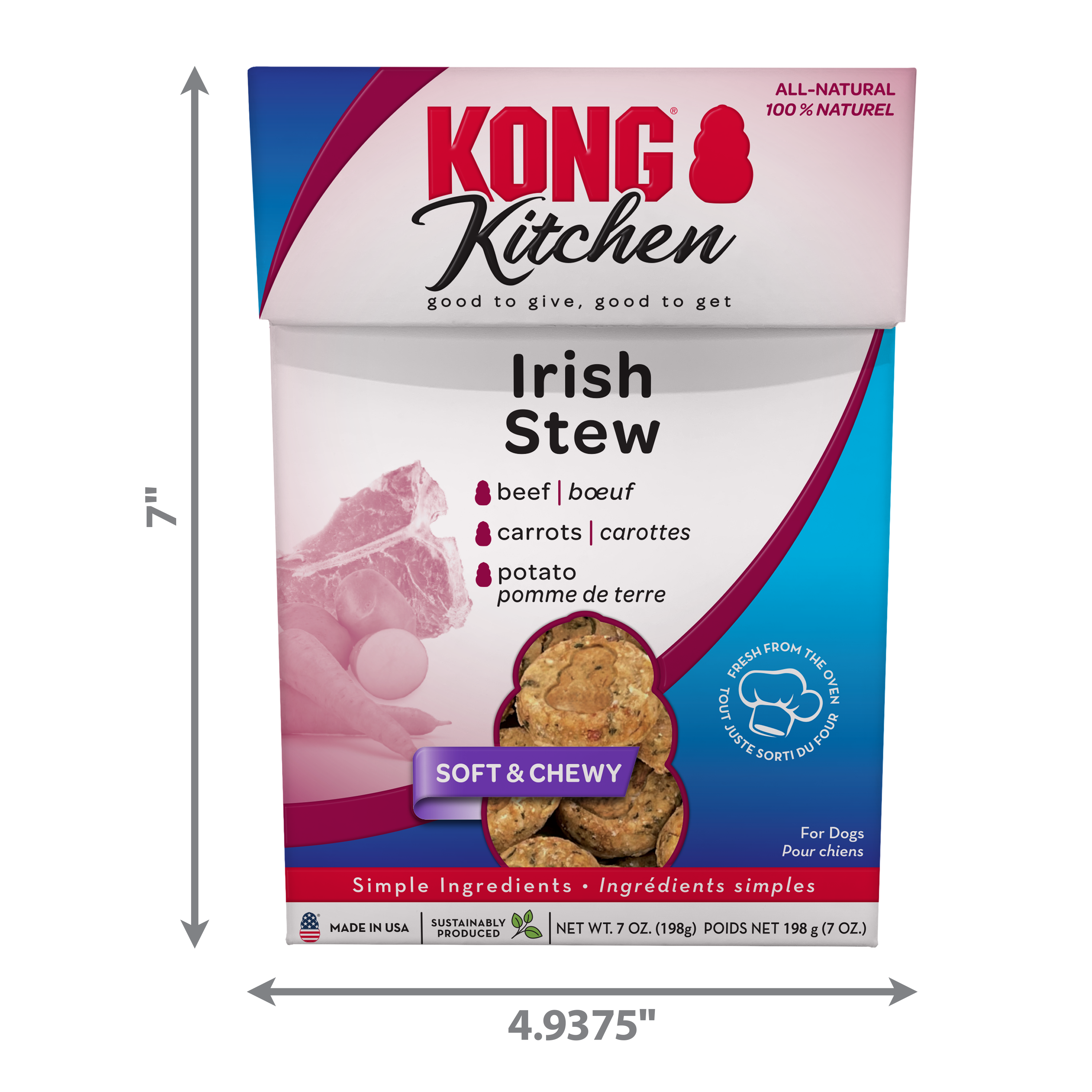 KONG Kitchen Soft & Chewy Irish Stew onpack product image