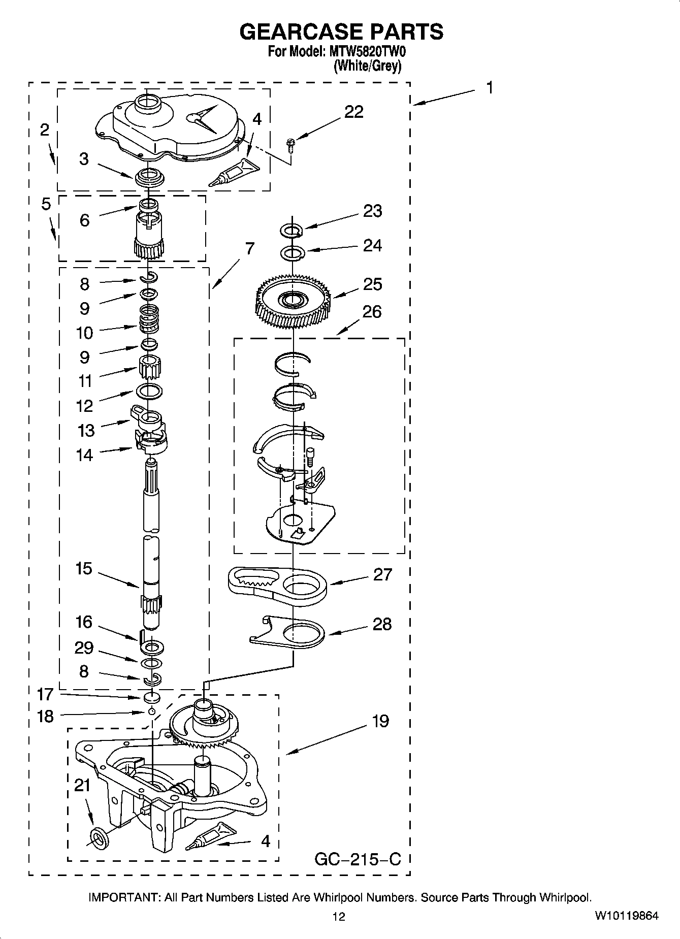 08 - GEARCASE PARTS, OPTIONAL PARTS (NOT INCLUDED)