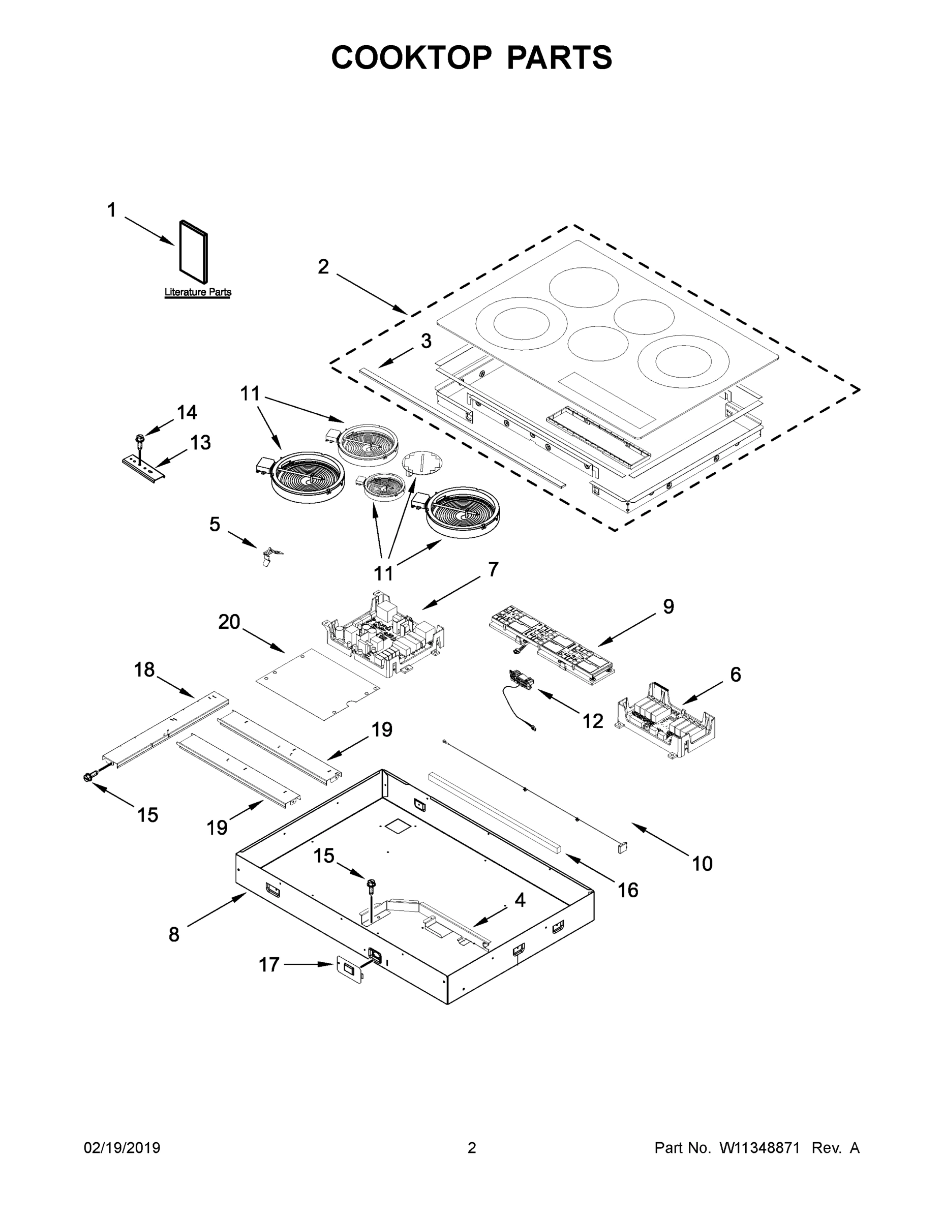 02 - COOKTOP PARTS