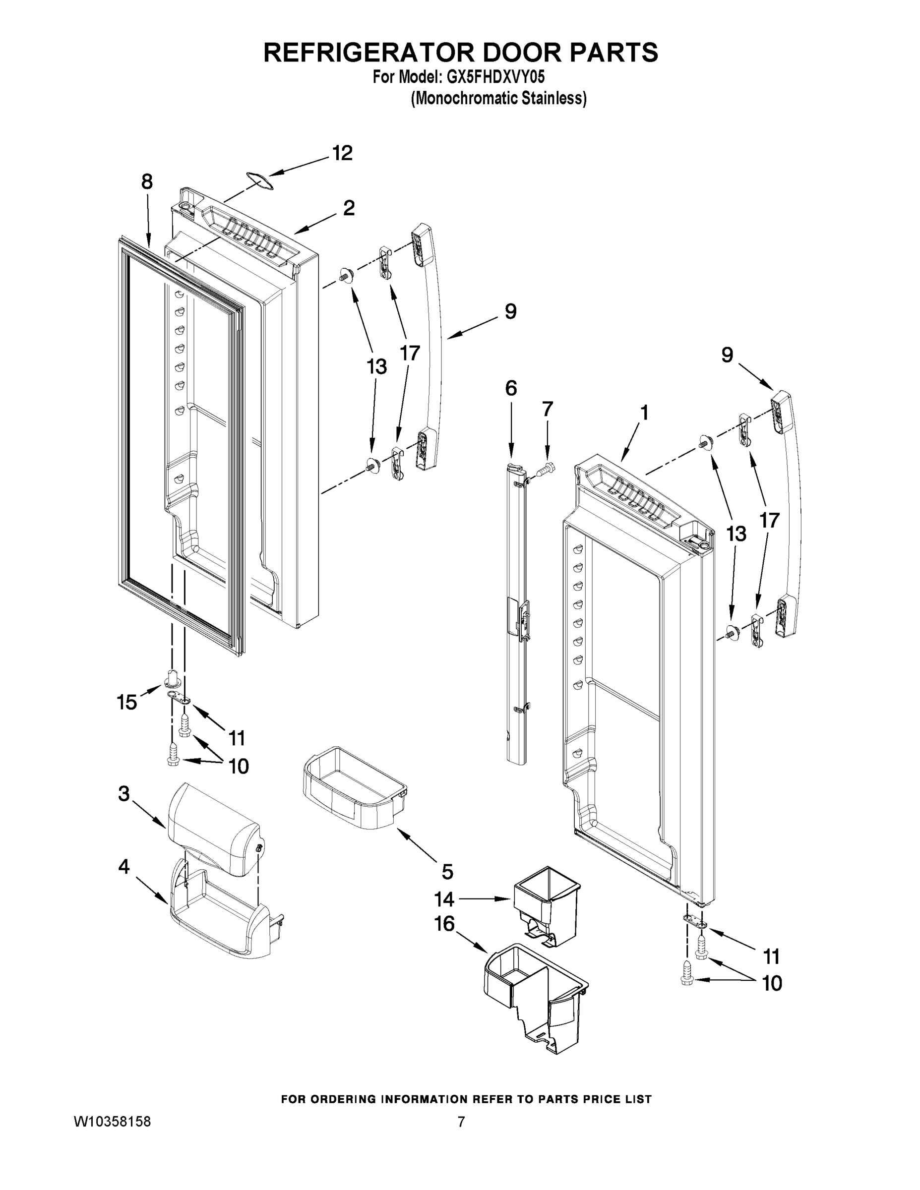 05 - REFRIGERATOR DOOR PARTS