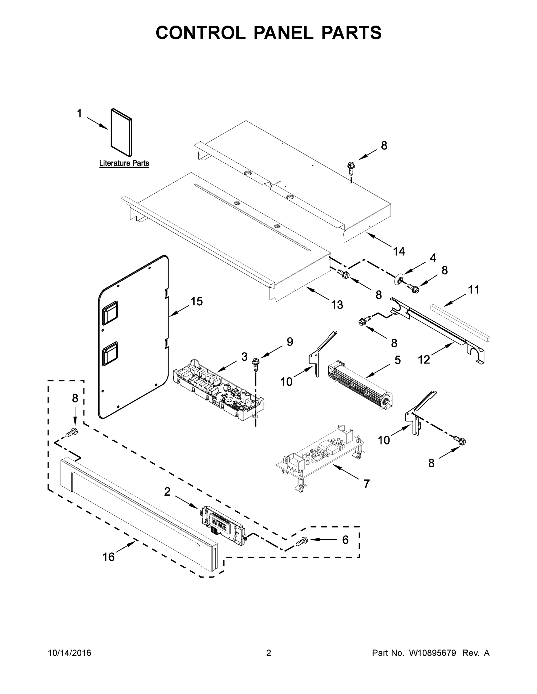 02 - CONTROL PANEL PARTS