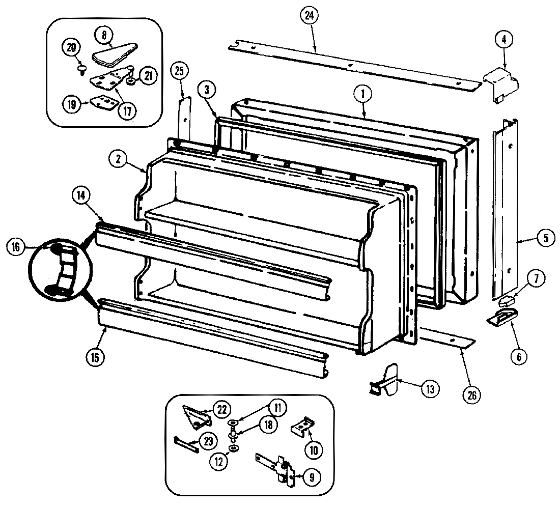 02 - FREEZER DOOR