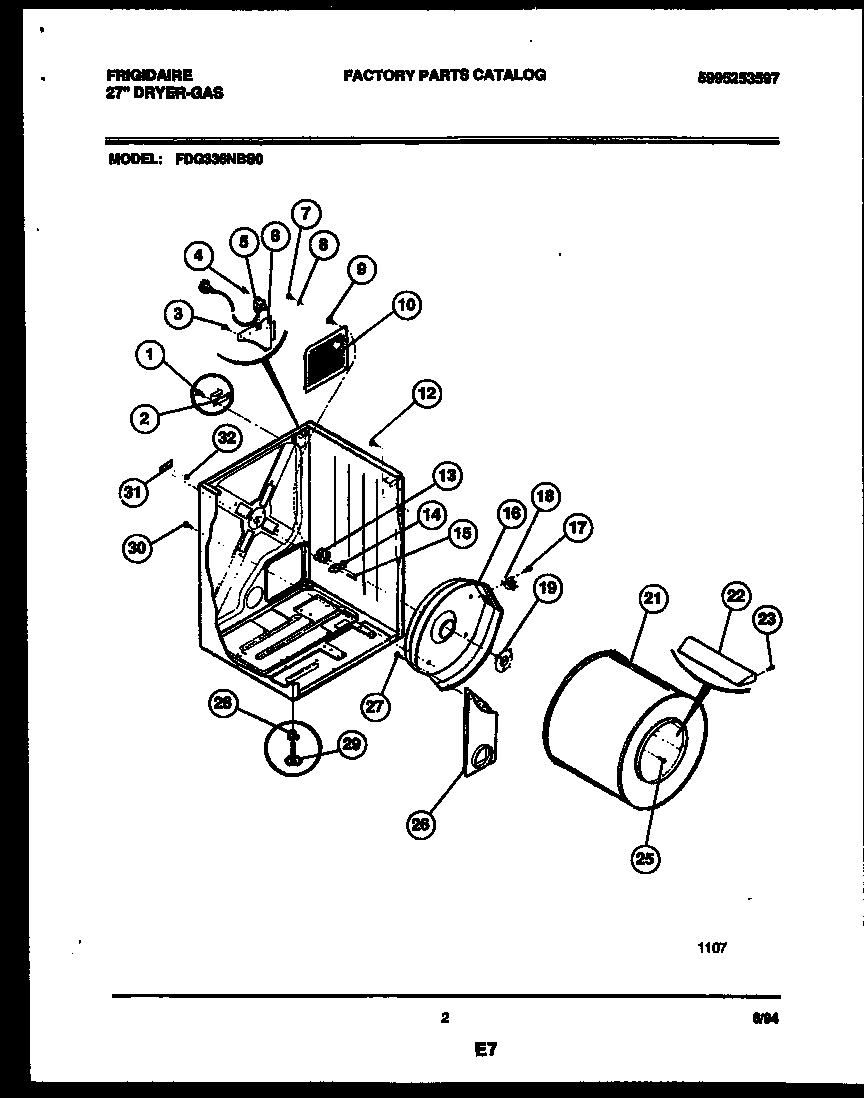 02 - CABINET AND COMPONENT PARTS
