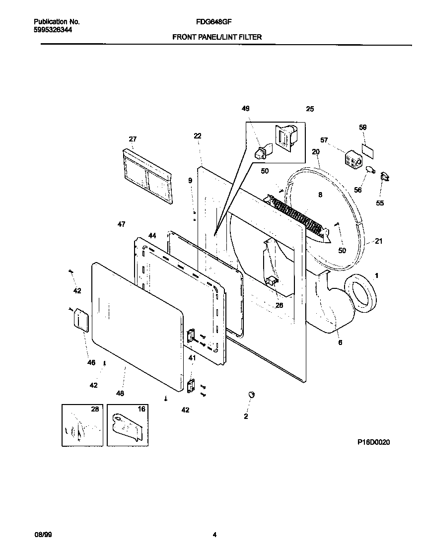 03 - P16D0020 FRNT PNL,DOOR