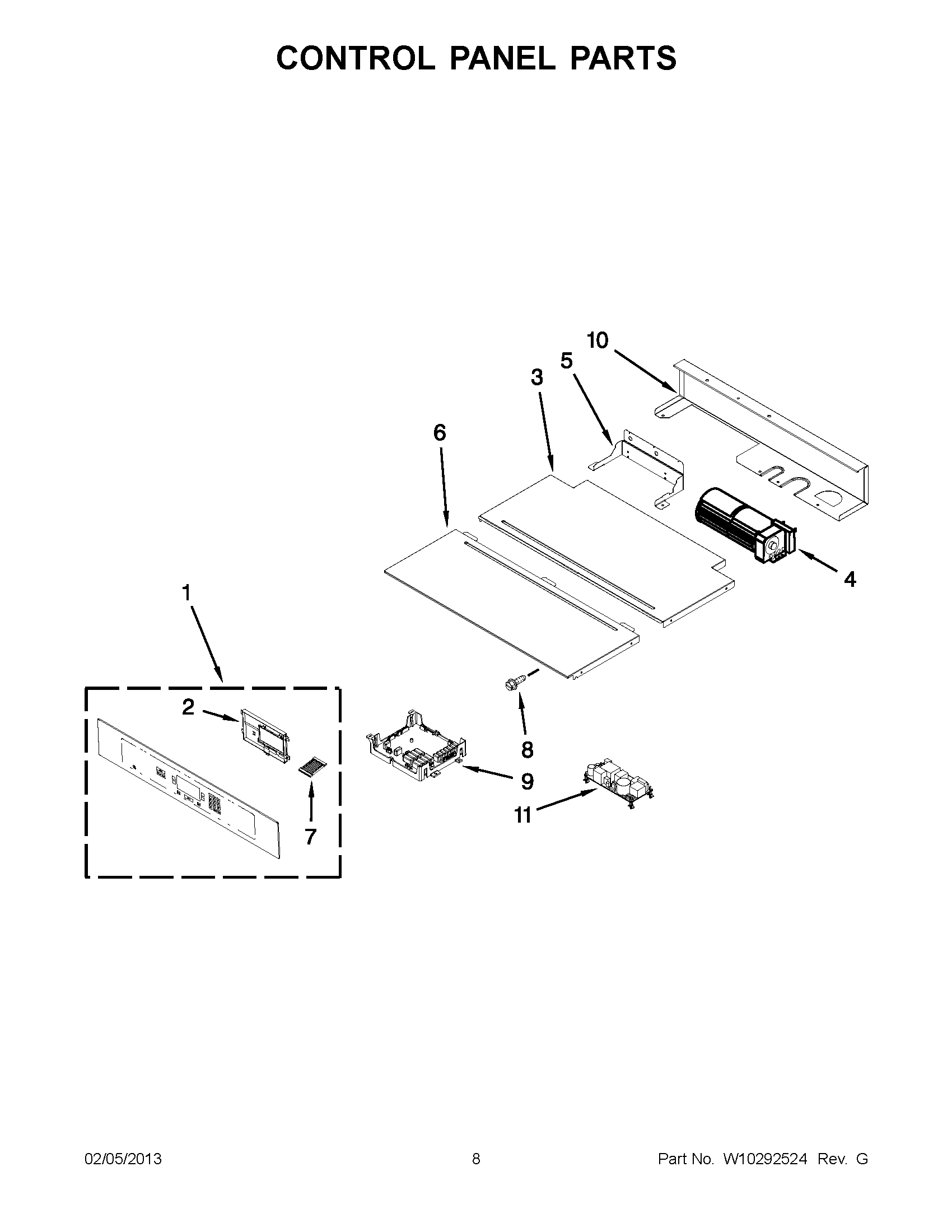 04 - CONTROL PANEL PARTS