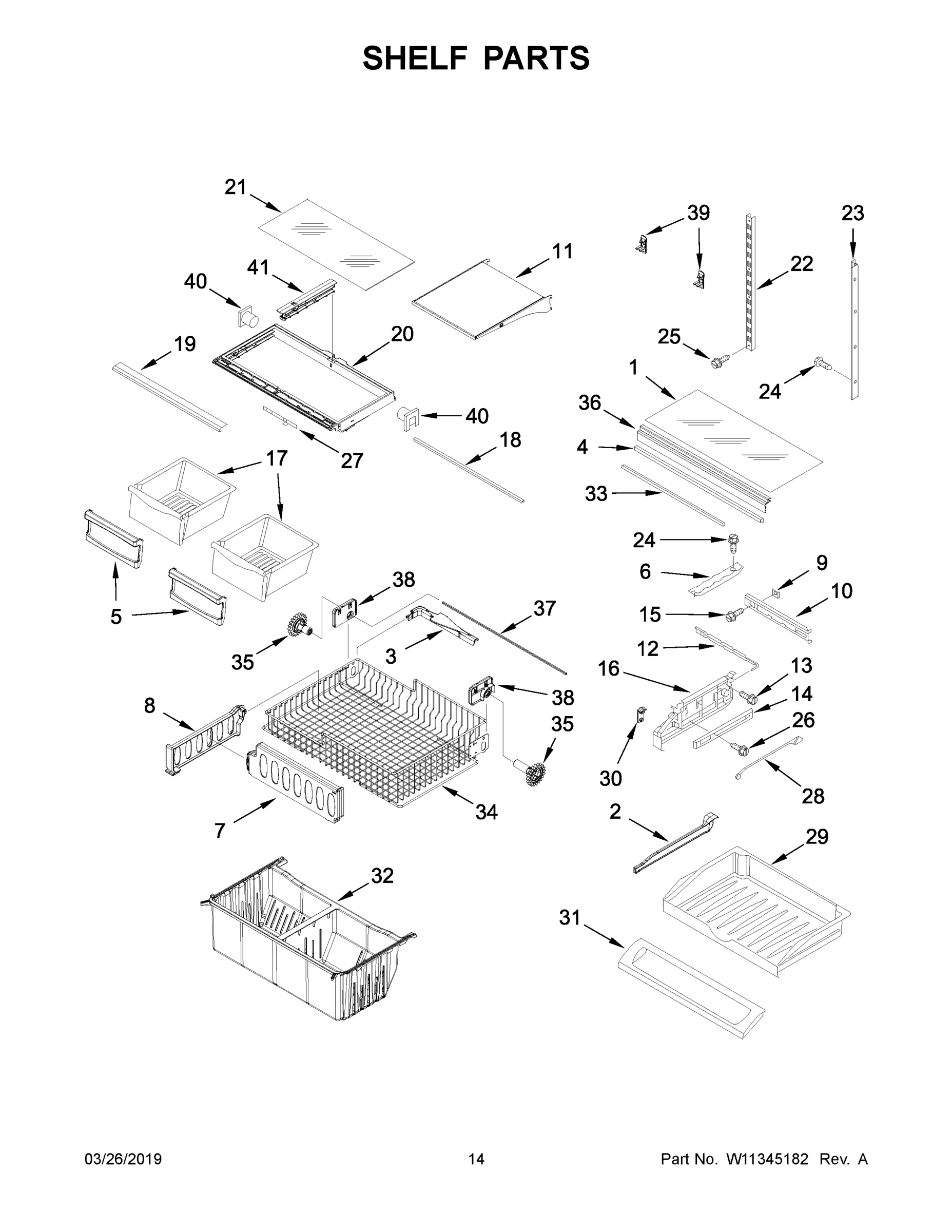 08 - SHELF PARTS