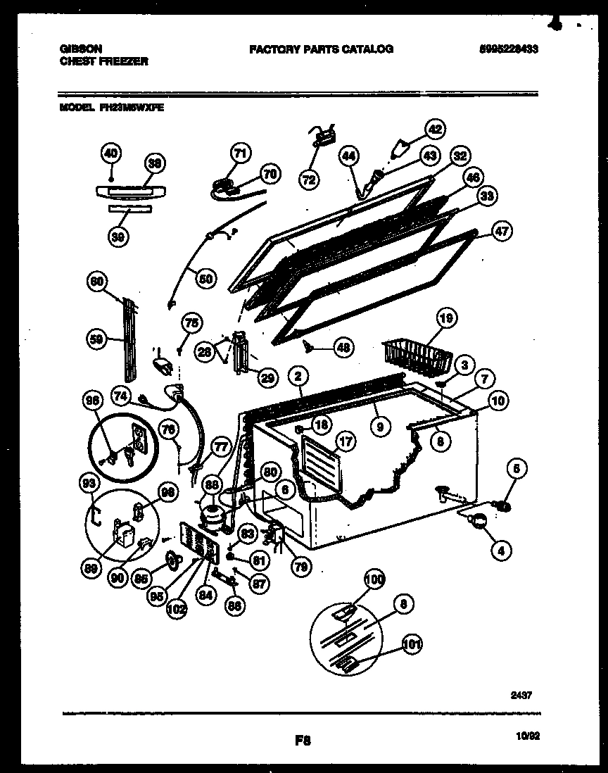 02 - CHEST FREEZER PARTS