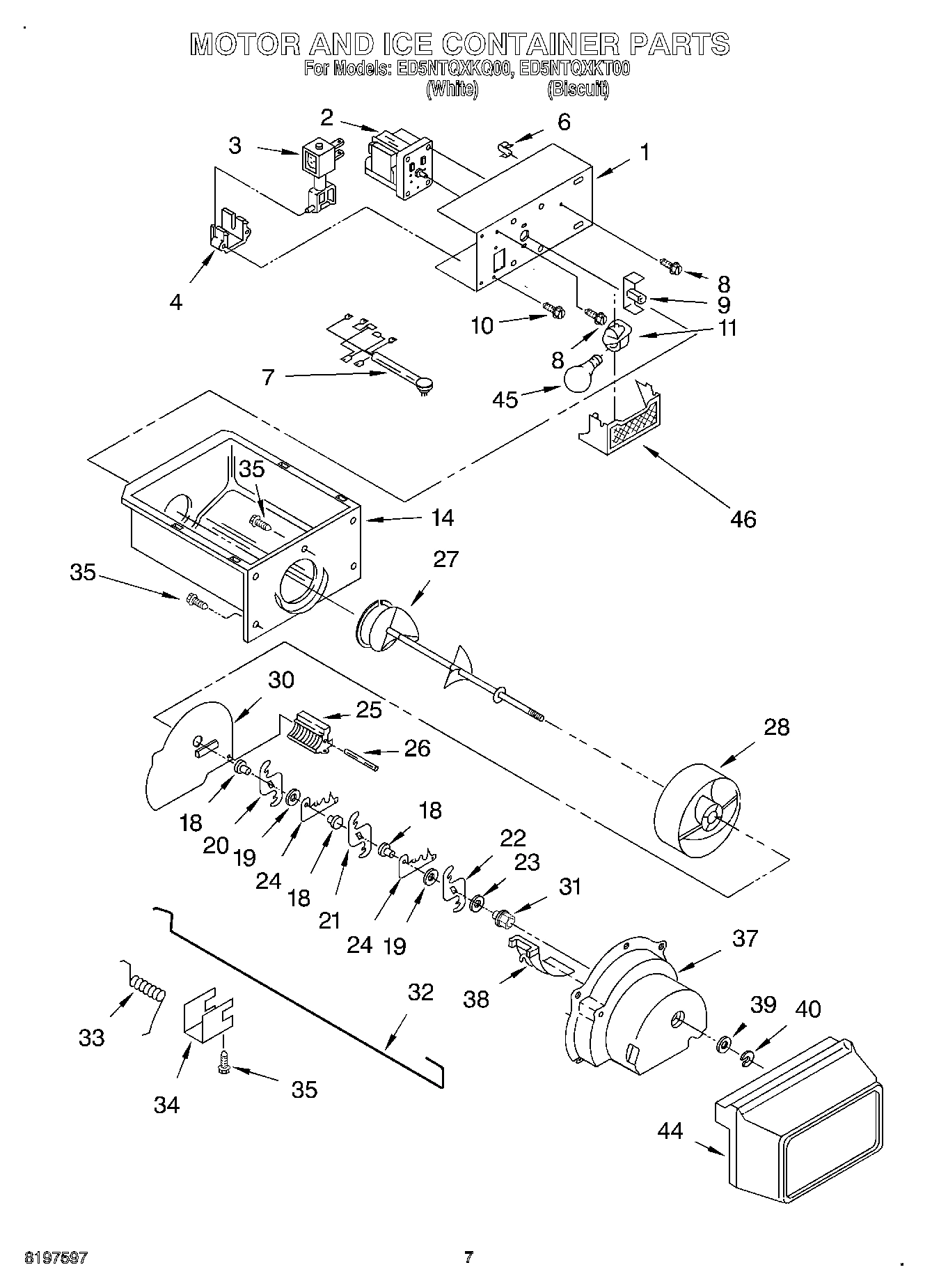 05 - MOTOR AND ICE CONTAINER