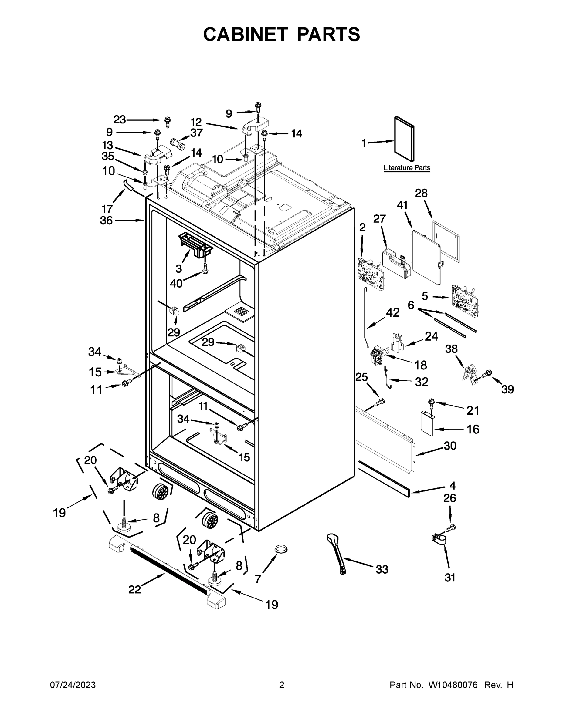02 - CABINET PARTS