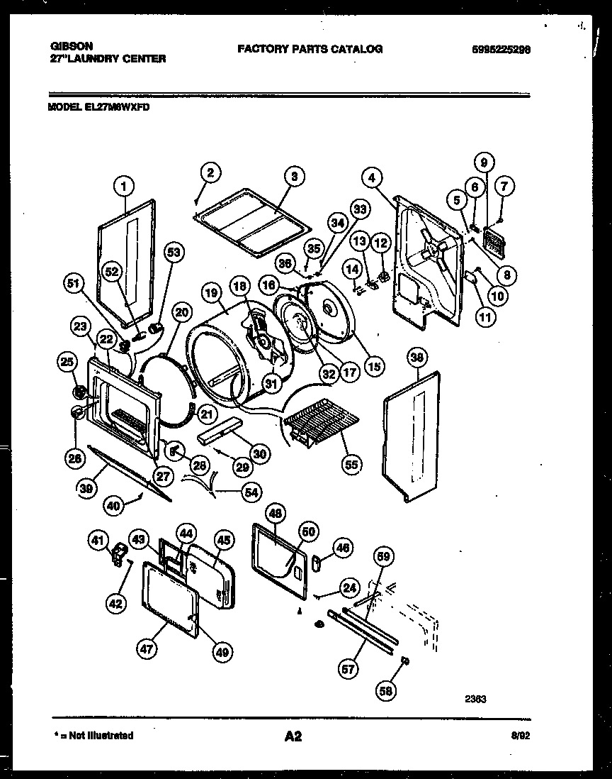 02 - CABINET AND COMPONENT PARTS