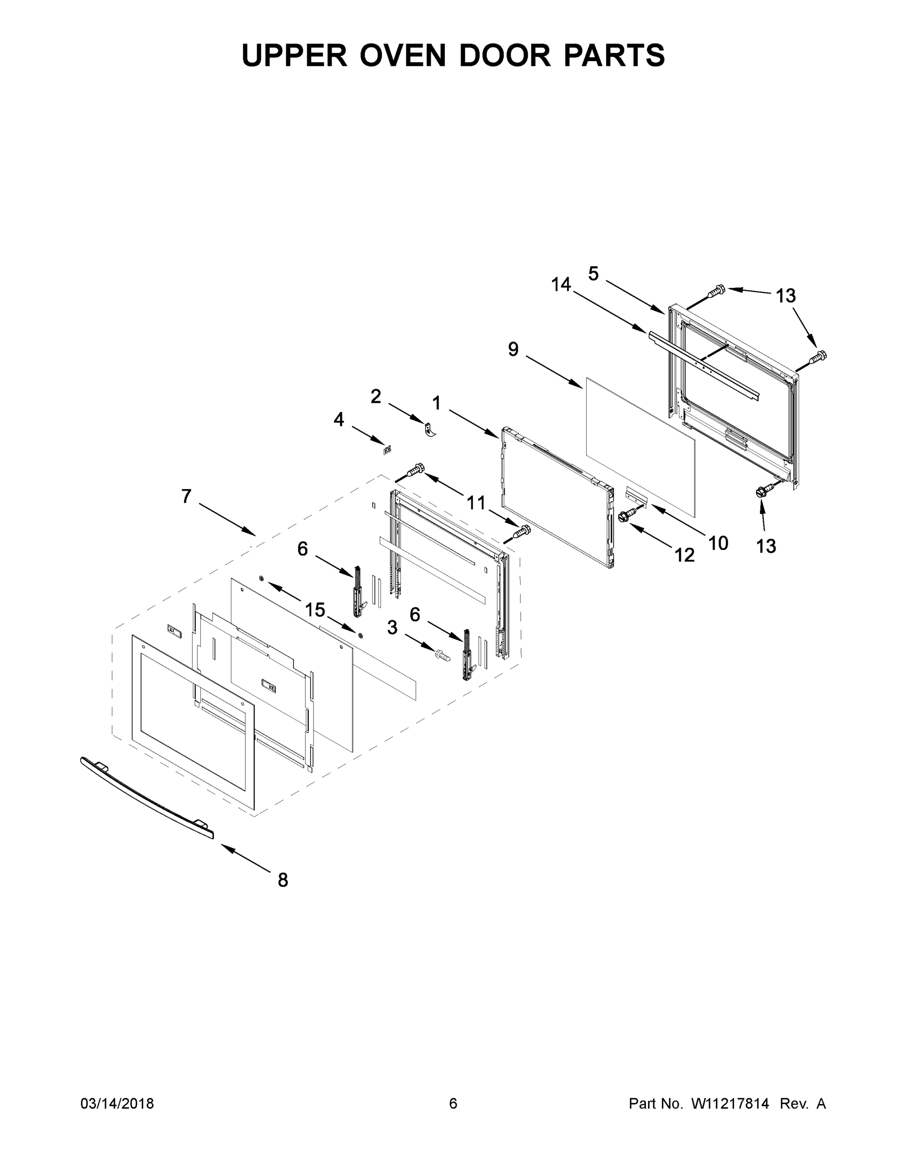 04 - UPPER OVEN DOOR PARTS