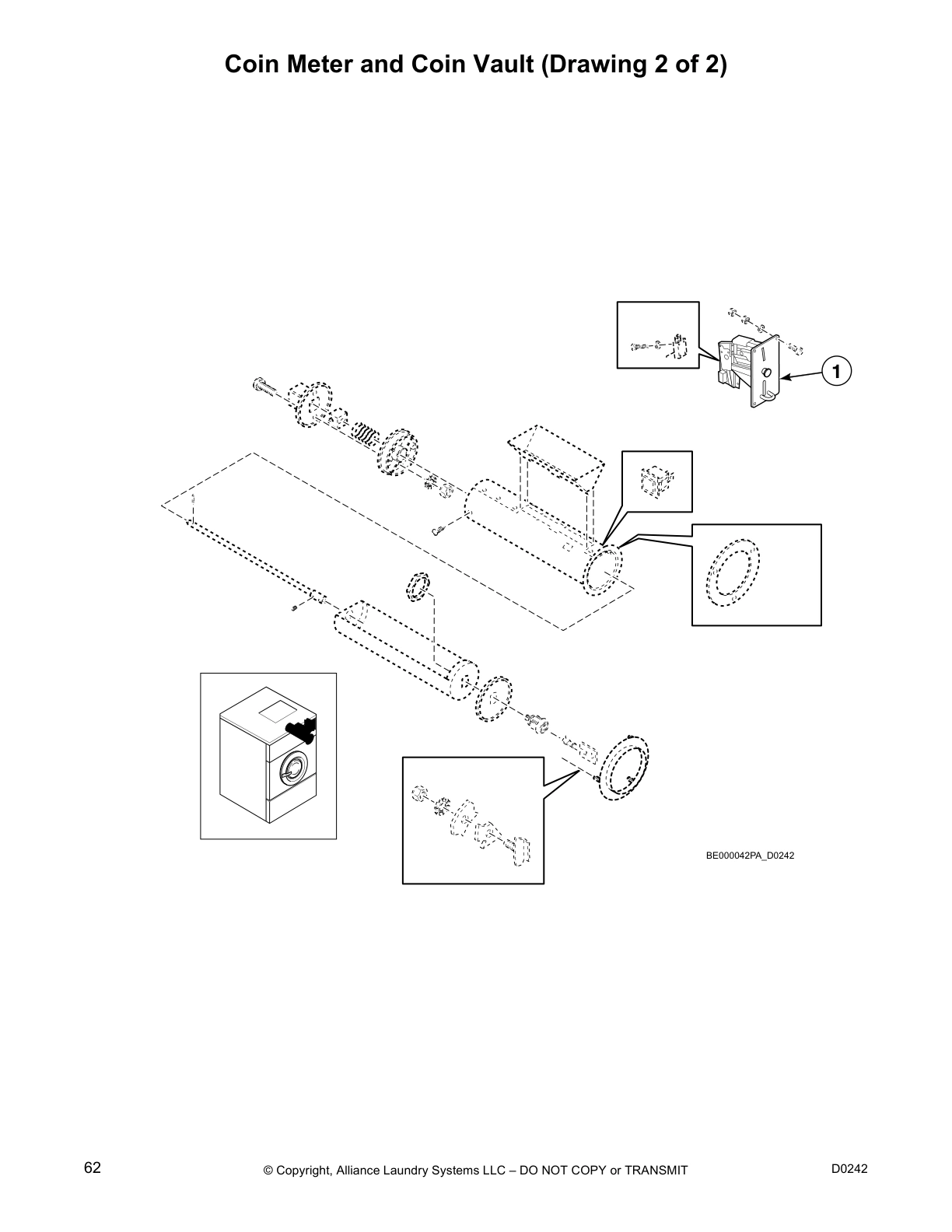 Coin Meter and Coin Vault (Drawing 2 of 2)
