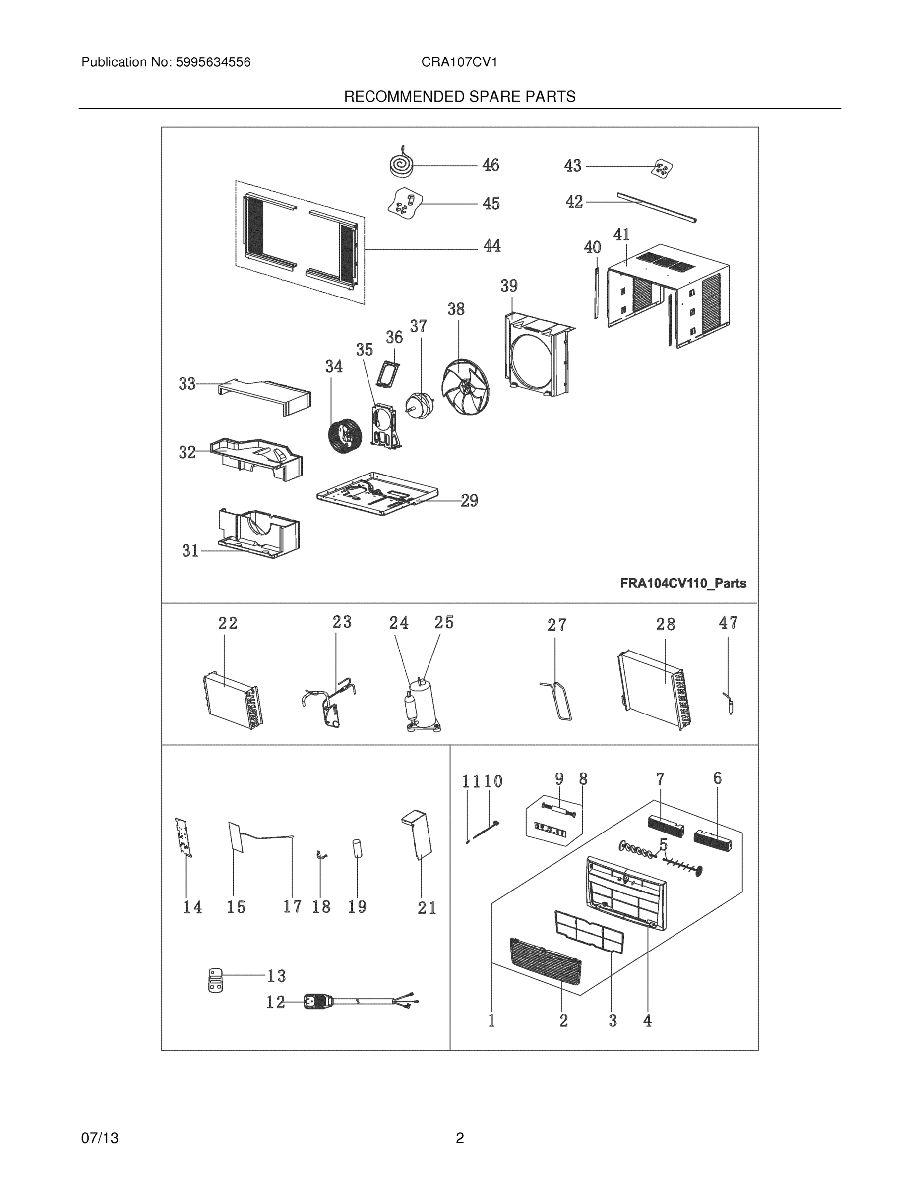 03 - RECOMMENDED SPARE PARTS