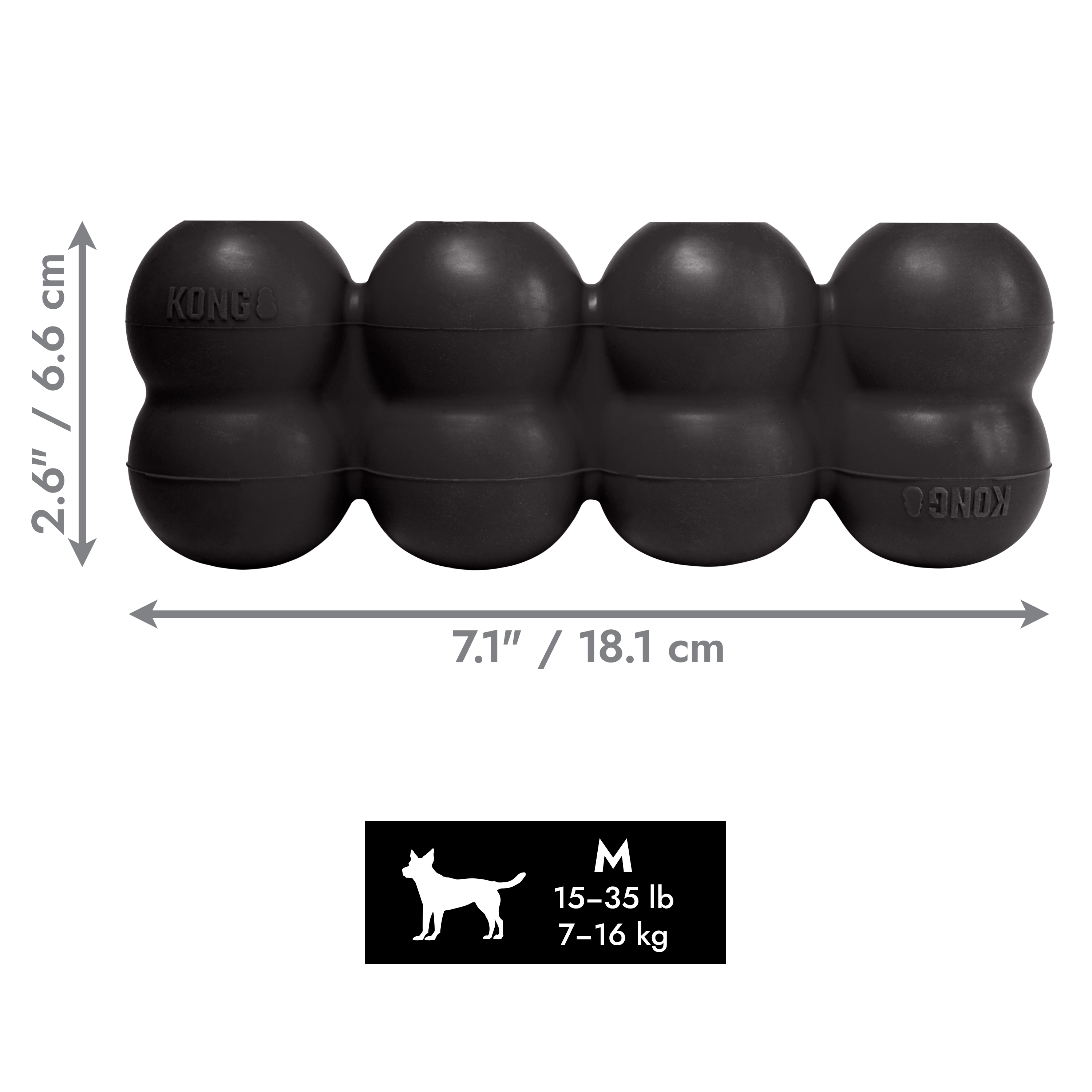 KONG Extreme Goodie Ribbon dimoffpack product image