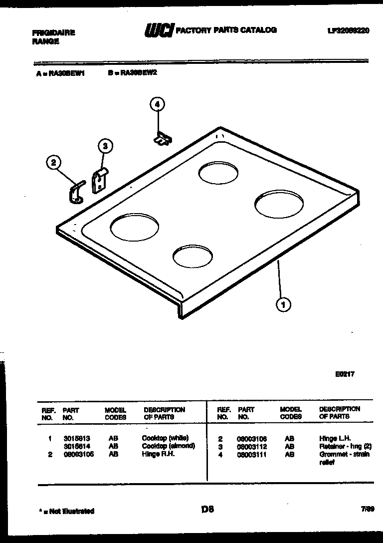 03 - COOKTOP PARTS