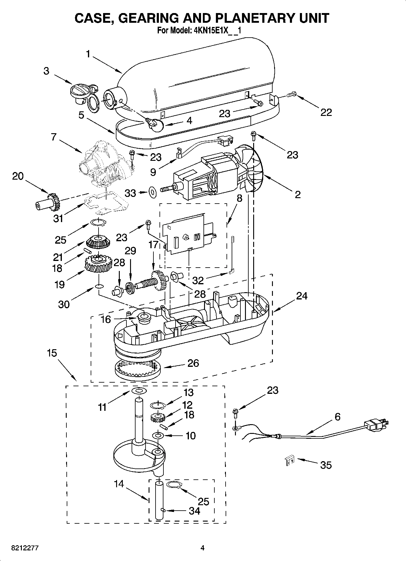 02 - CASE, GEARING AND PLANETARY UNIT