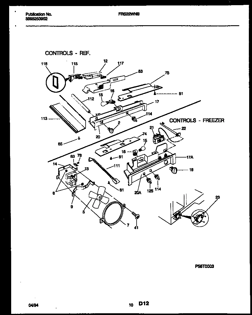 06 - REFRIGERATOR CONTROL ASSEMBLY, DAMP