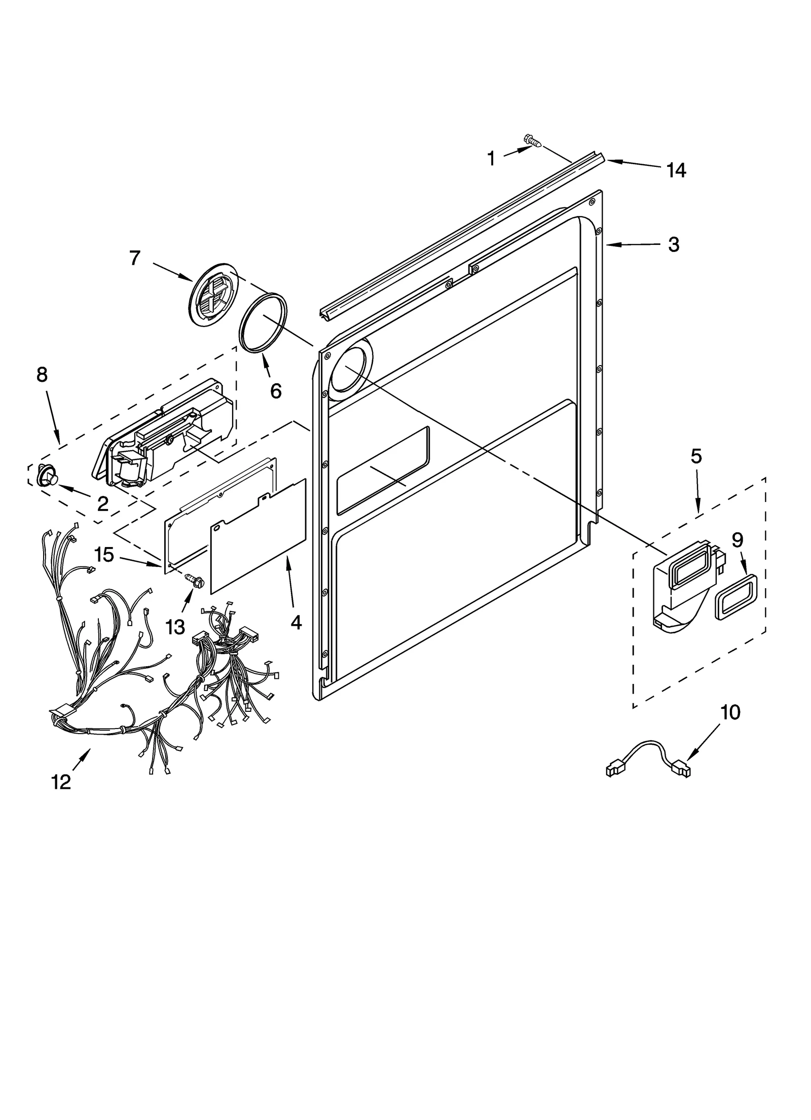 DOOR AND LATCH PARTS