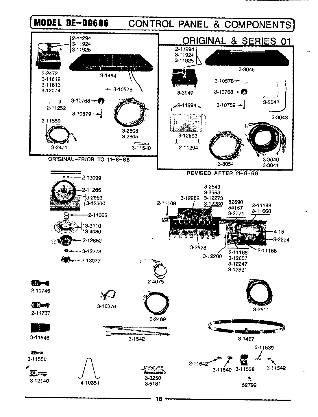 04 - CONTROL PANEL & COMPONENTS (SER 00 & 01)