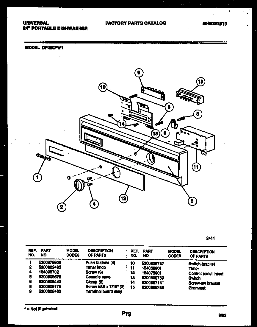 02 - CONSOLE AND CONTROL PARTS